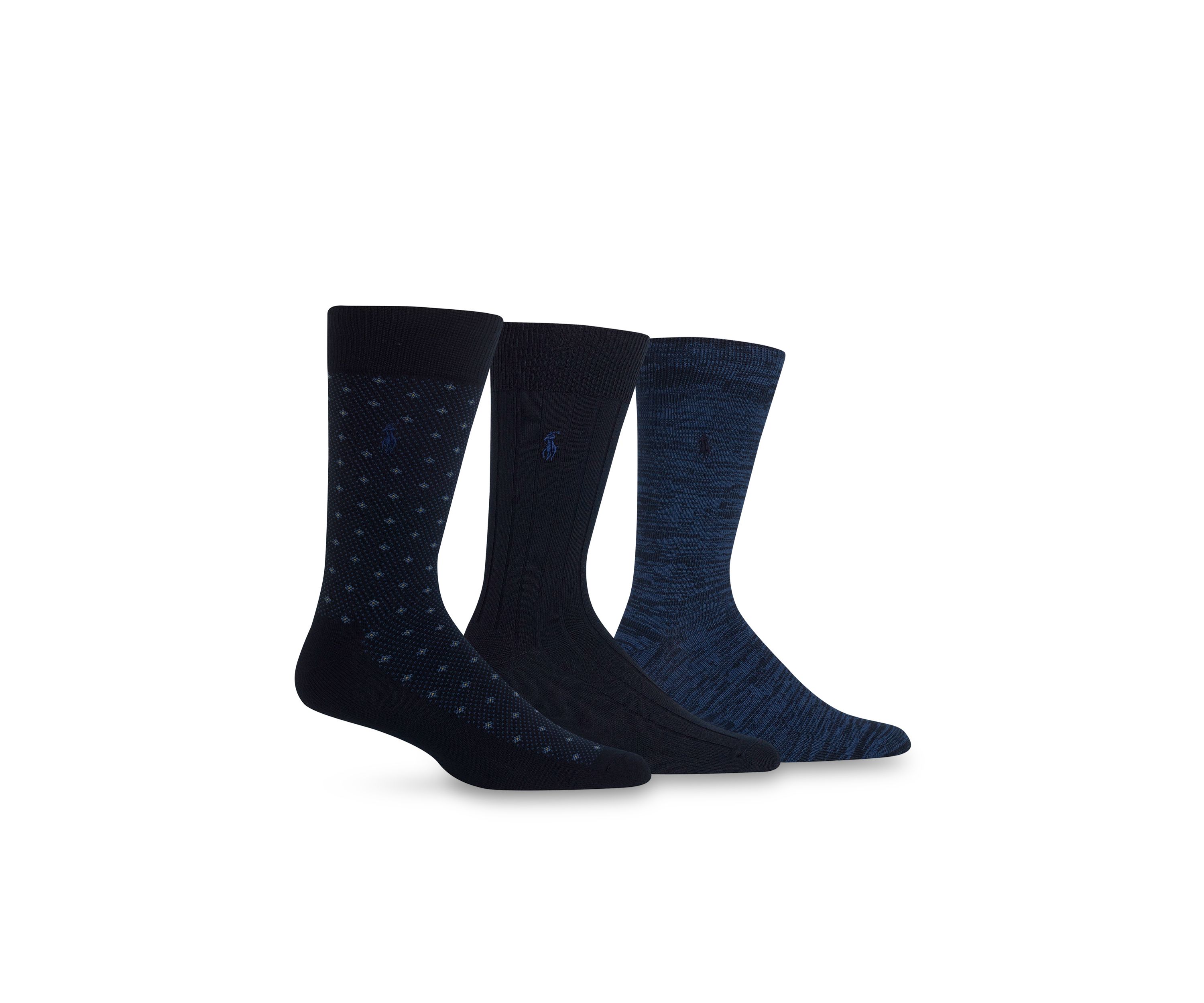 Supersoft Diamond Dot Neat Trouser Socks - 3 Pack