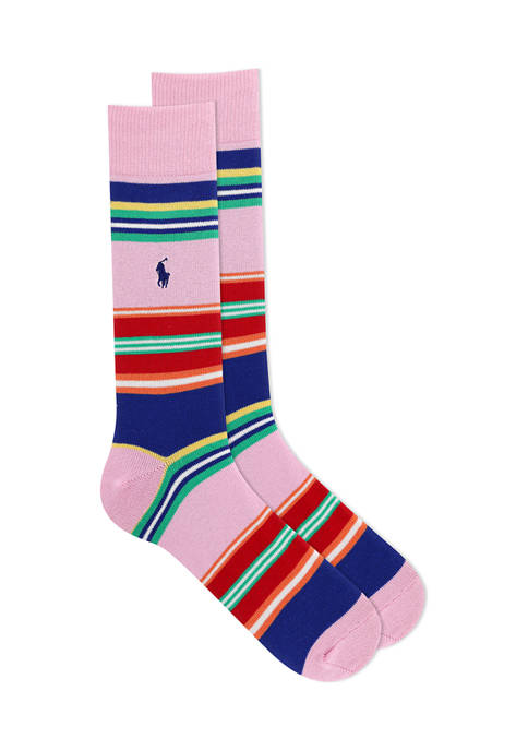 Polo Ralph Lauren 2-Pack of Multi-Stripe Socks