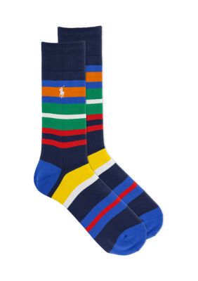 Summit Multi Stripe Slack Socks