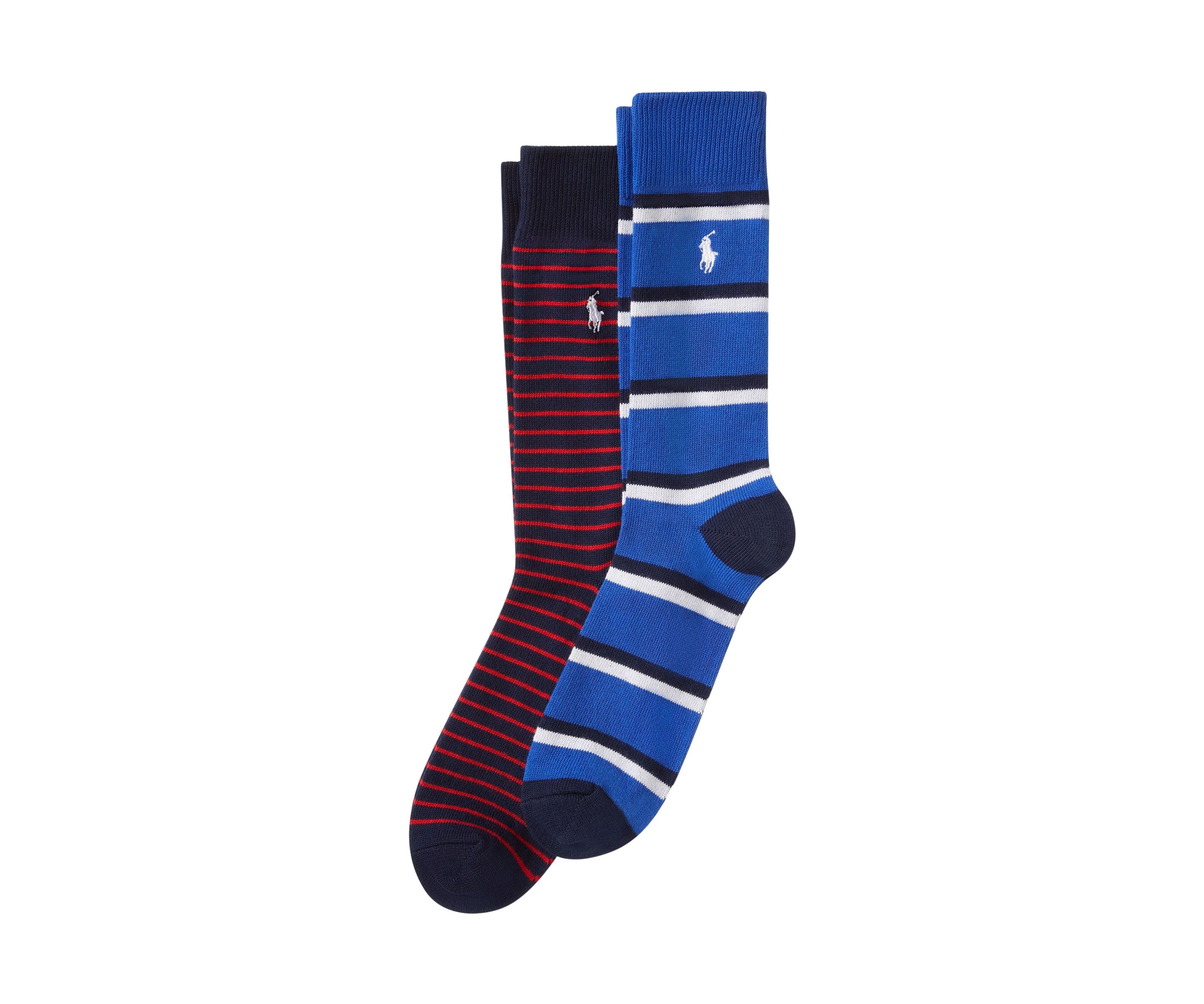 Americana Stripe Slack Socks - 2 Pack