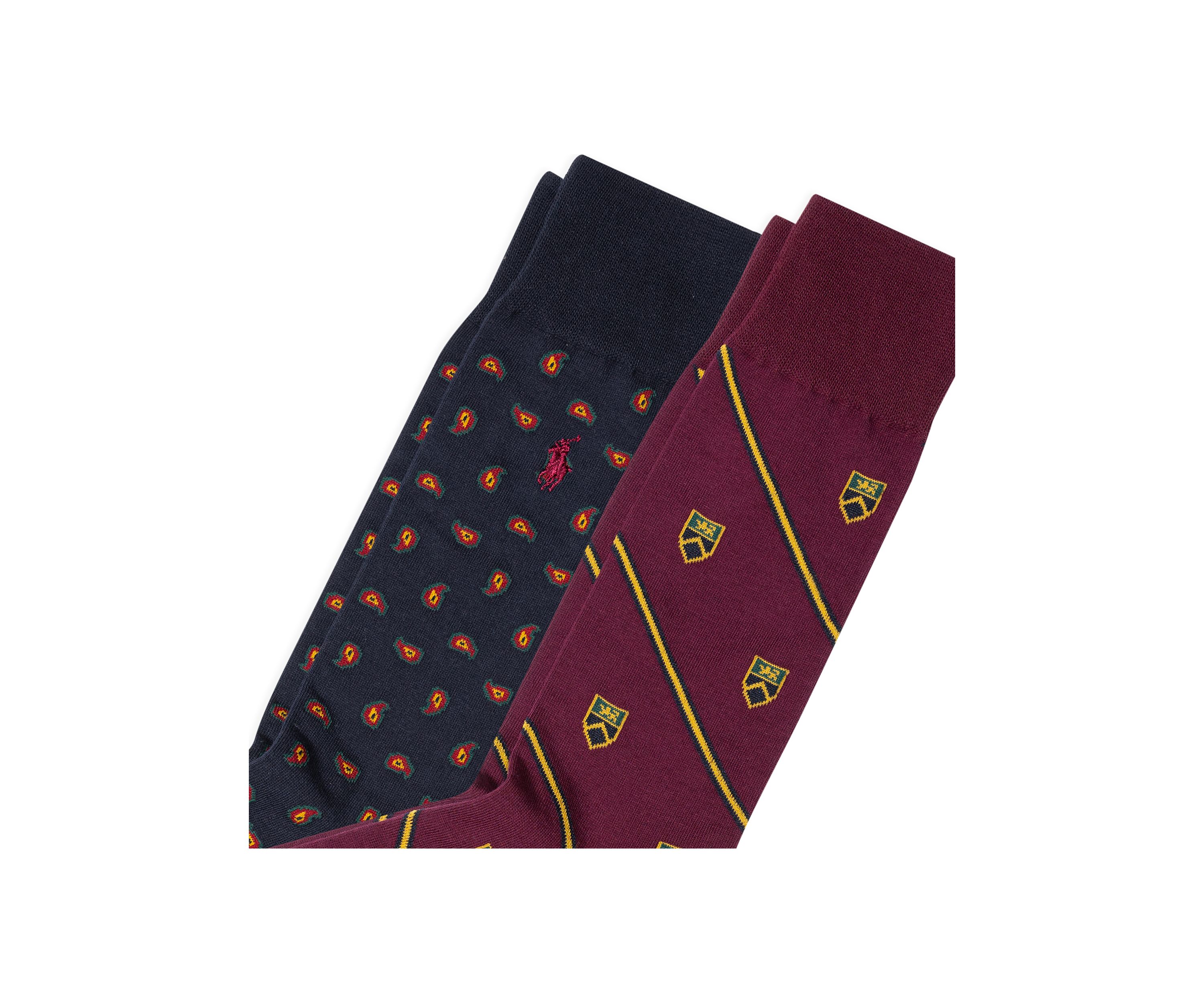 Set of Printed Cotton Crew Socks 