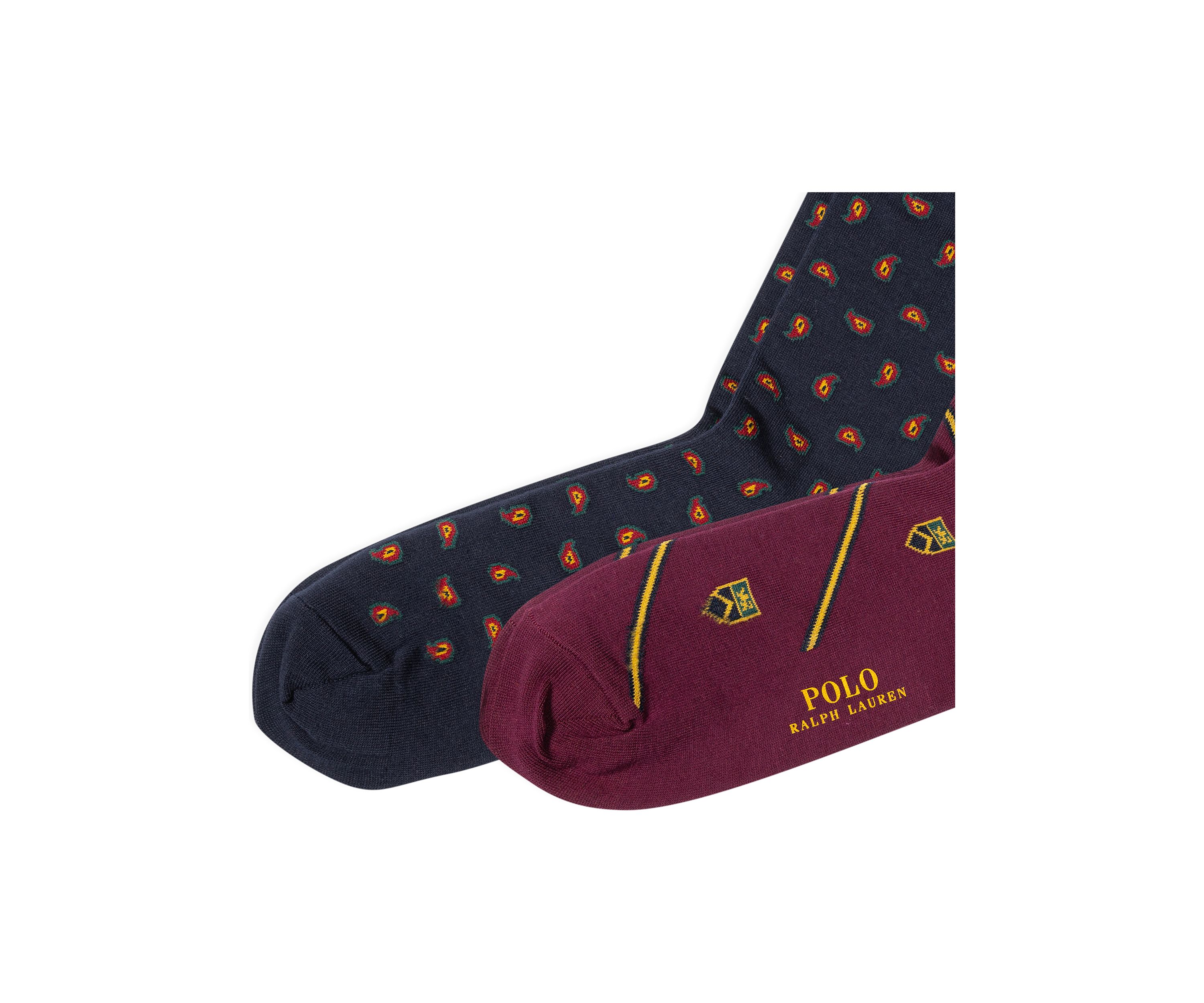 Set of Printed Cotton Crew Socks 