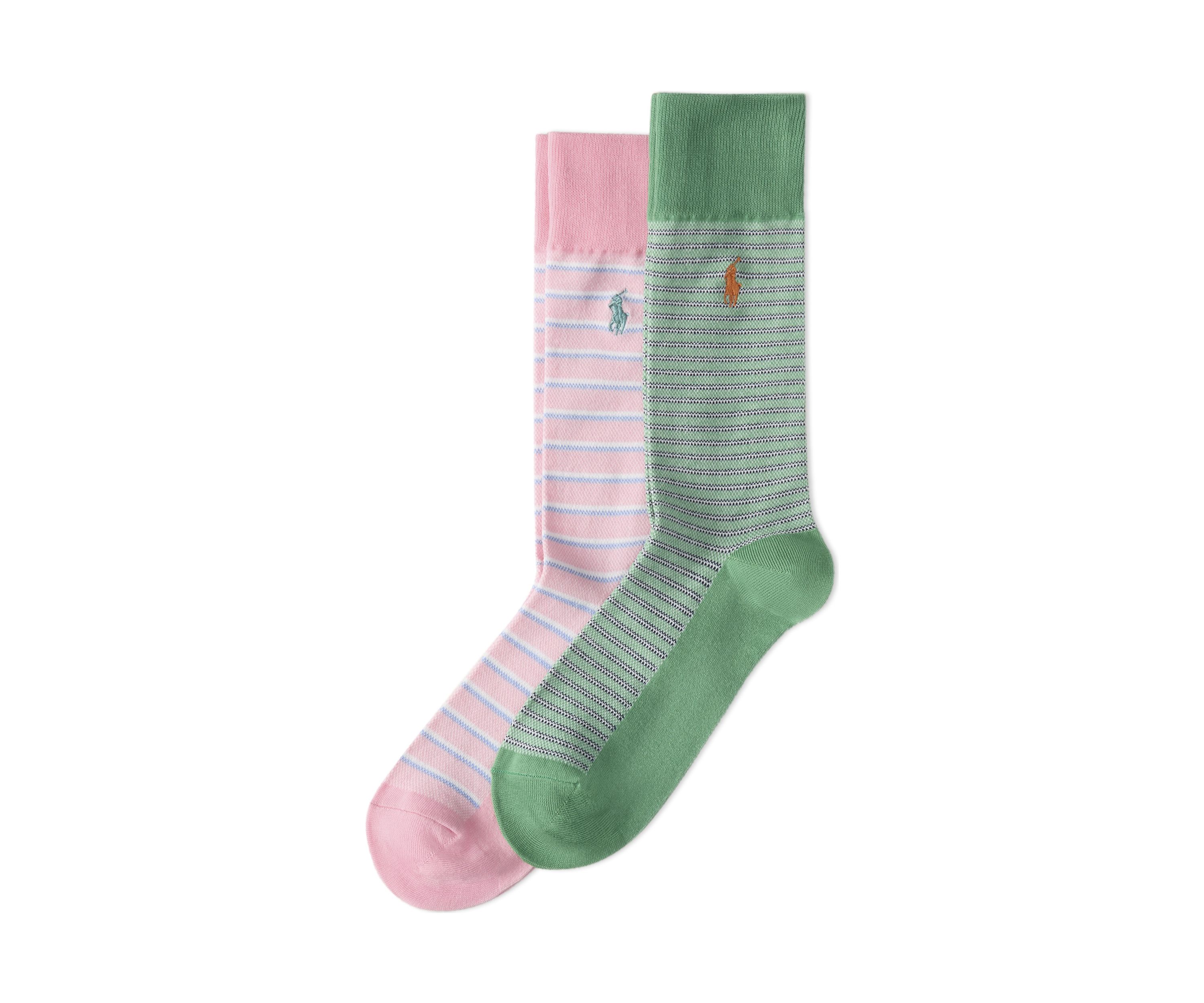 Oxford Stripe Socks - 2 Pack