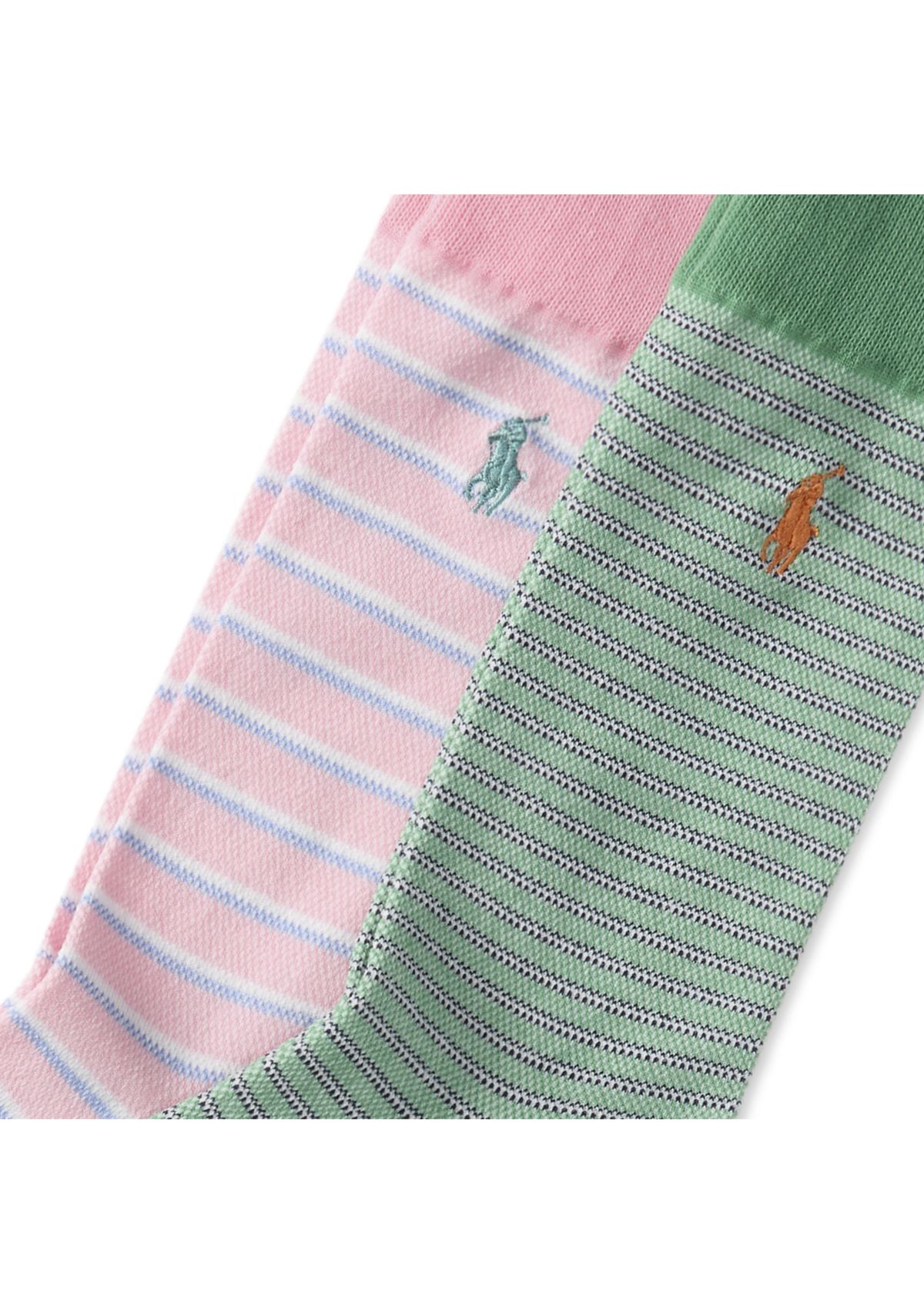 Oxford Stripe Socks - 2 Pack