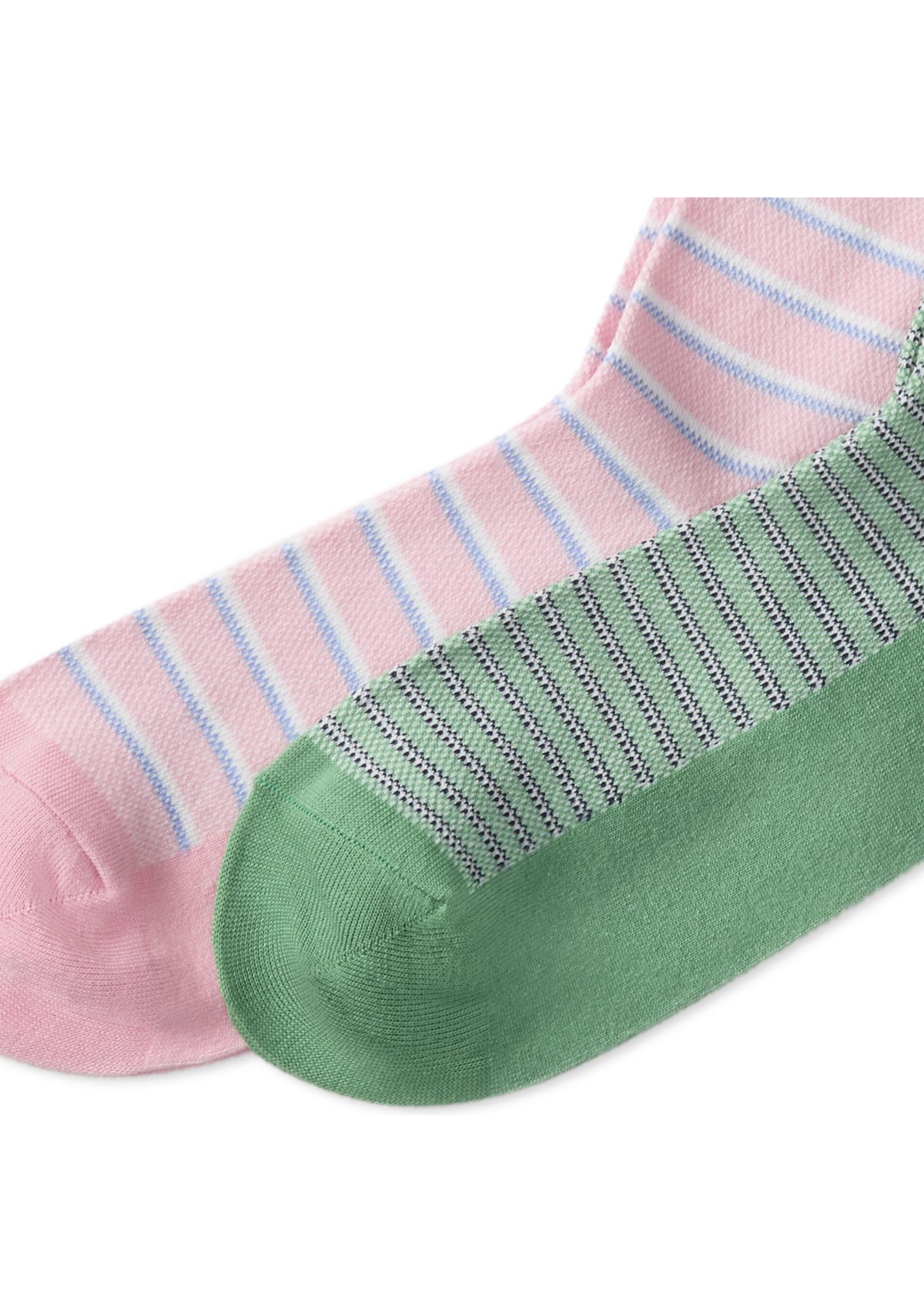 Oxford Stripe Socks - 2 Pack
