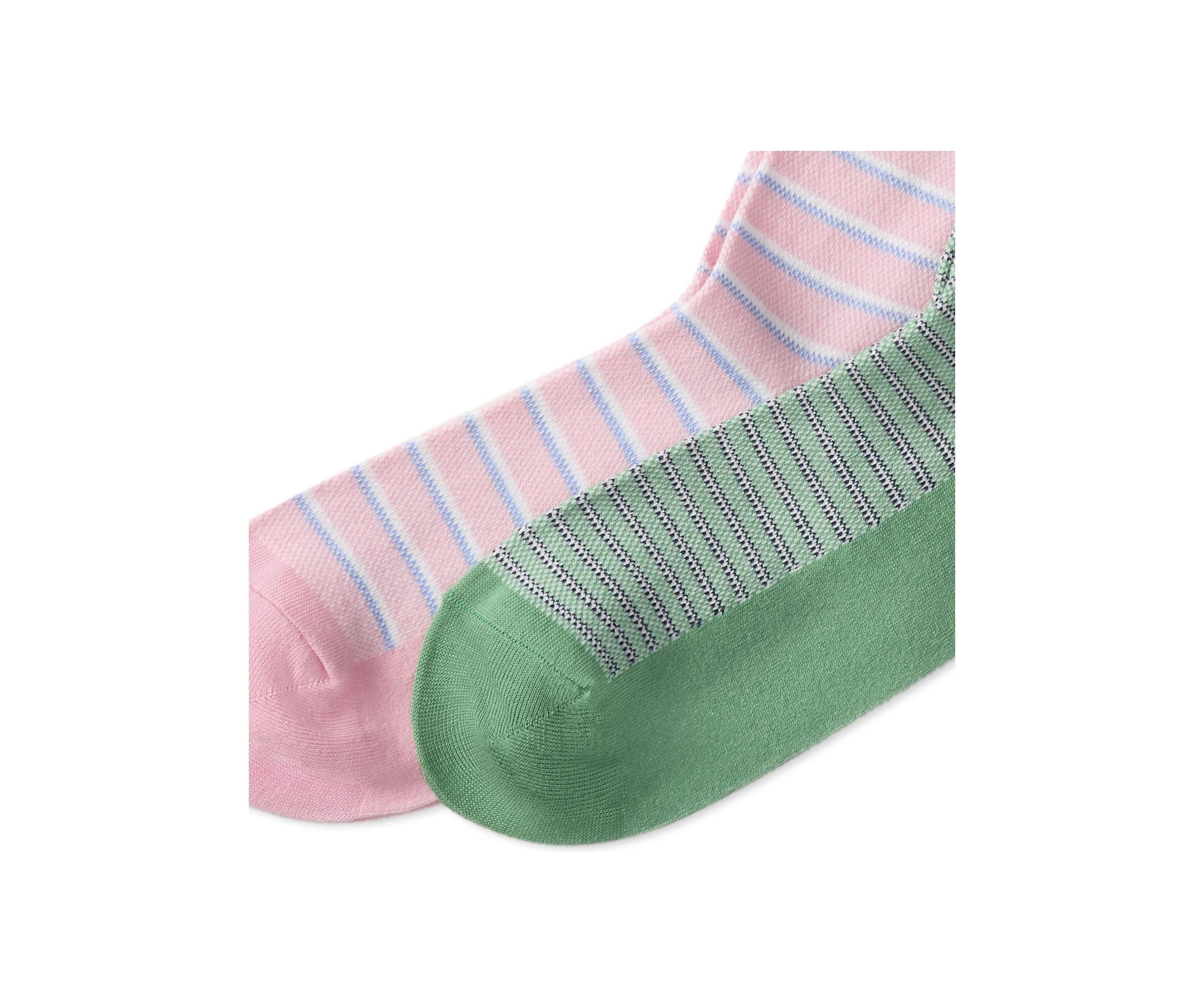 Oxford Stripe Socks - 2 Pack