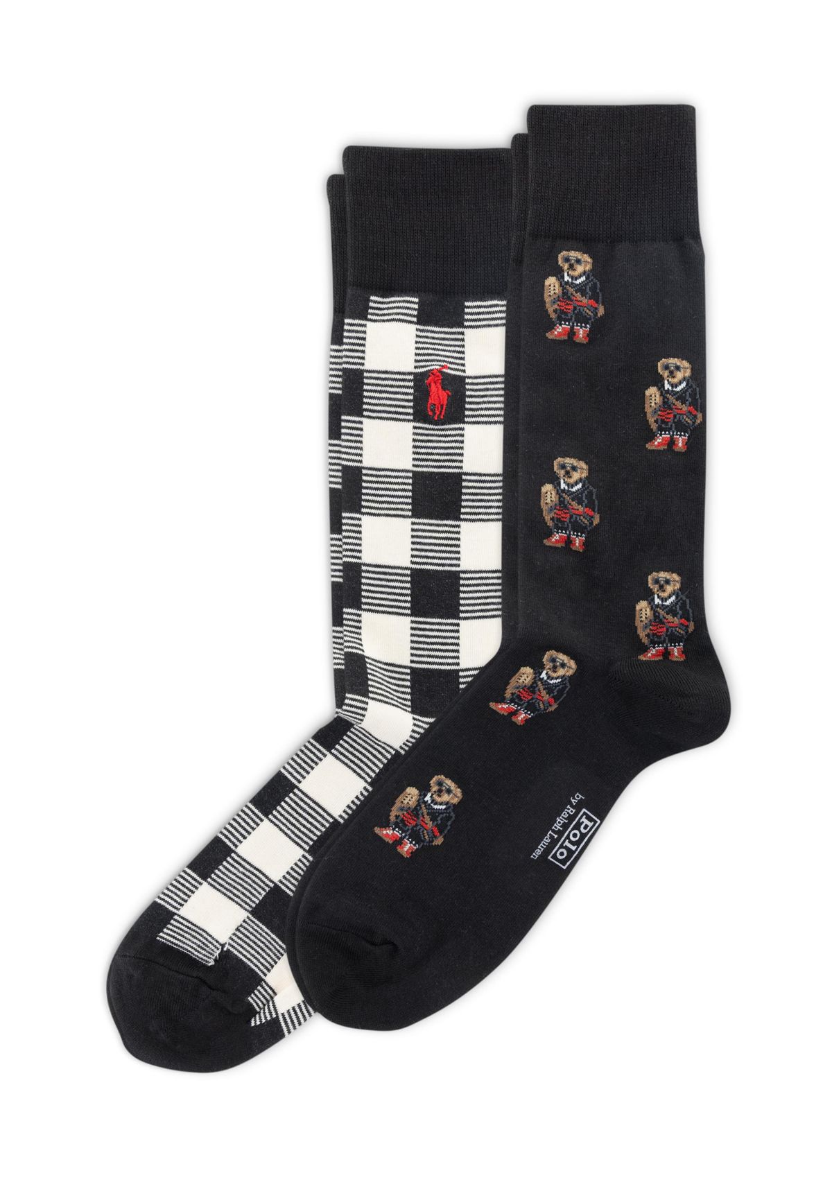 Holiday Bear Socks - 2-Pack 