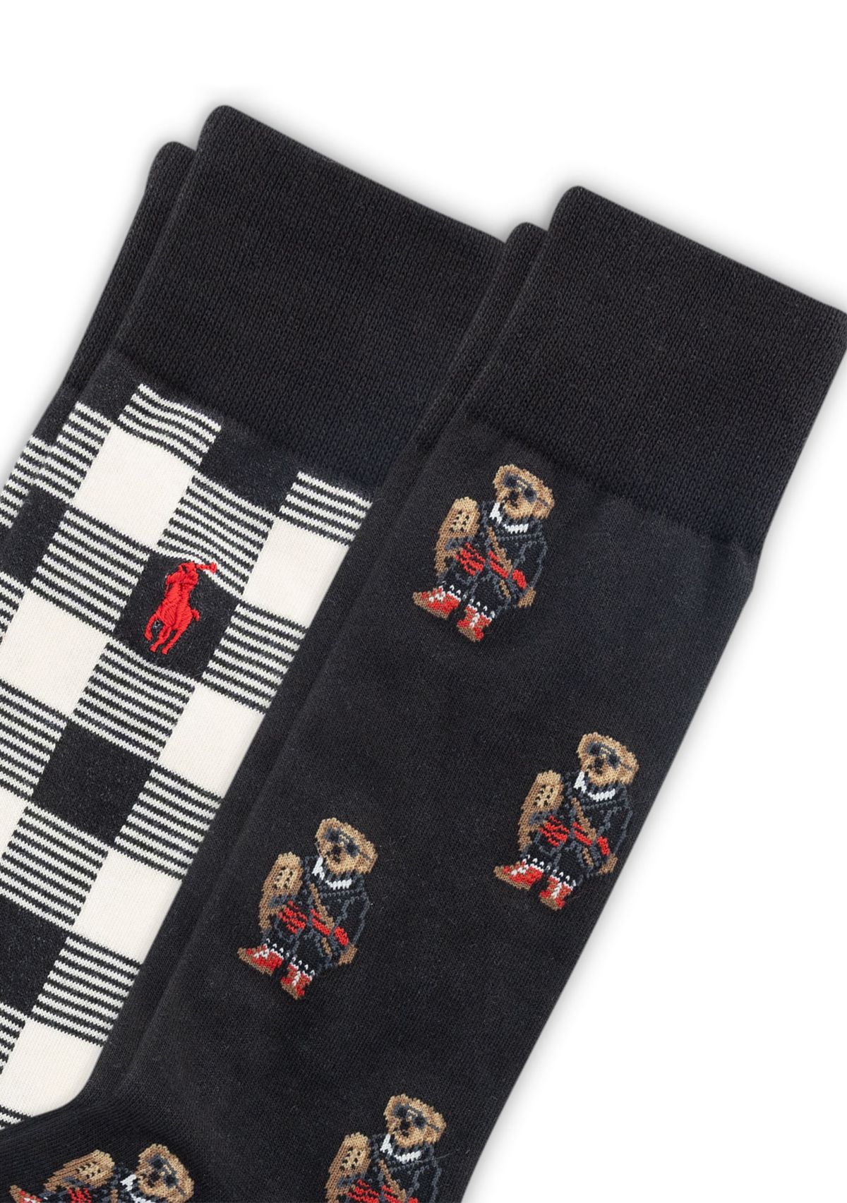 Holiday Bear Socks - 2-Pack 