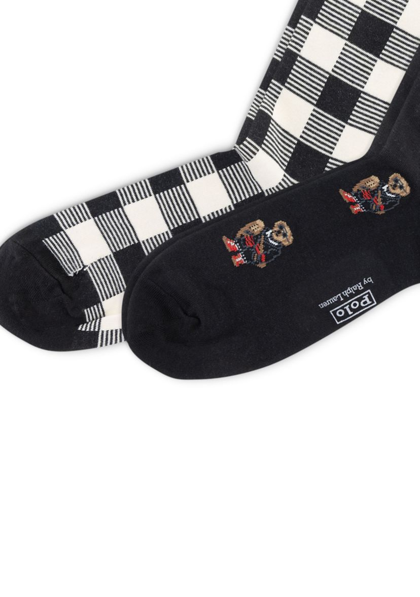 Holiday Bear Socks - 2-Pack 