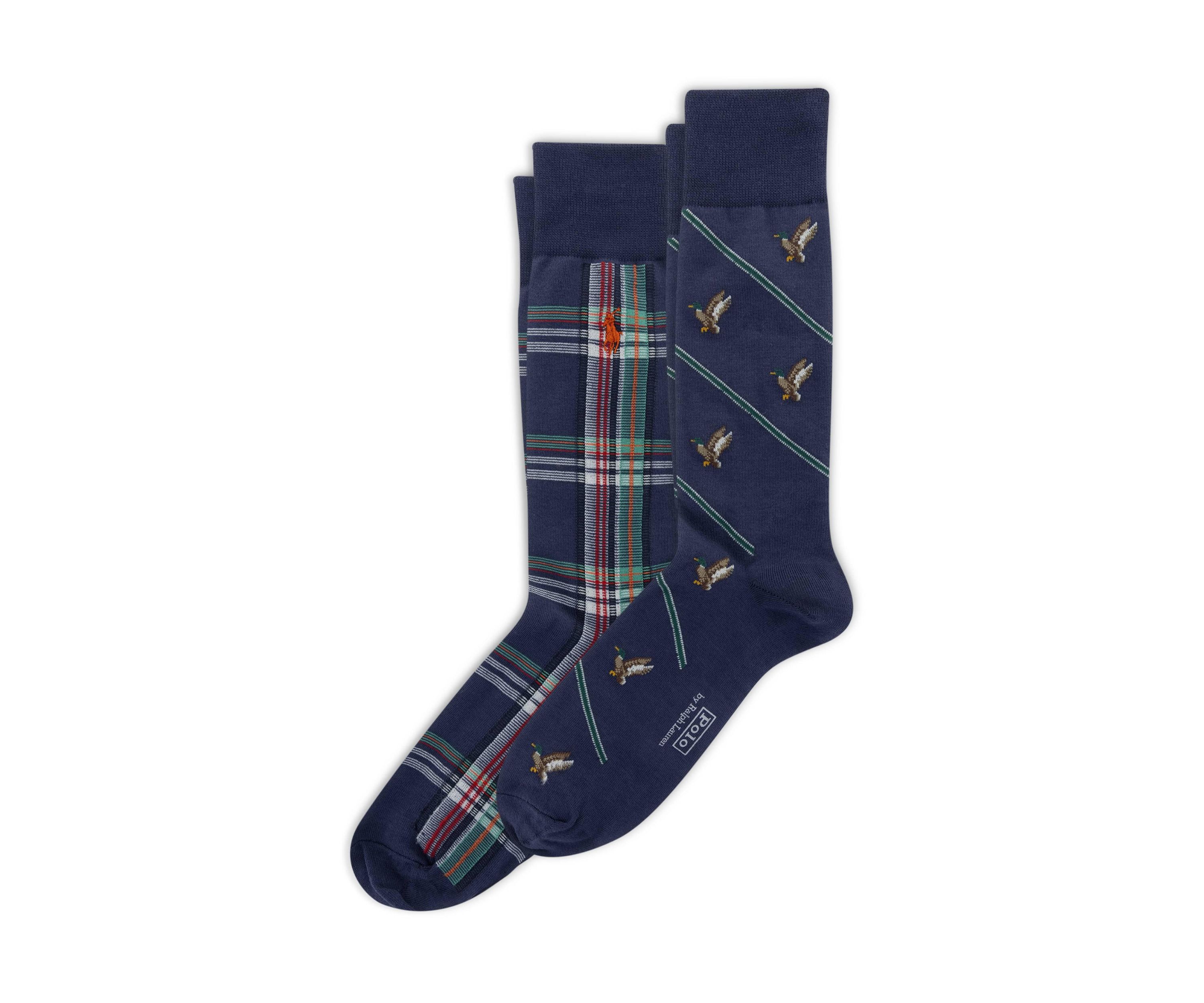 Critters and Plaids Socks - 2-Pack 