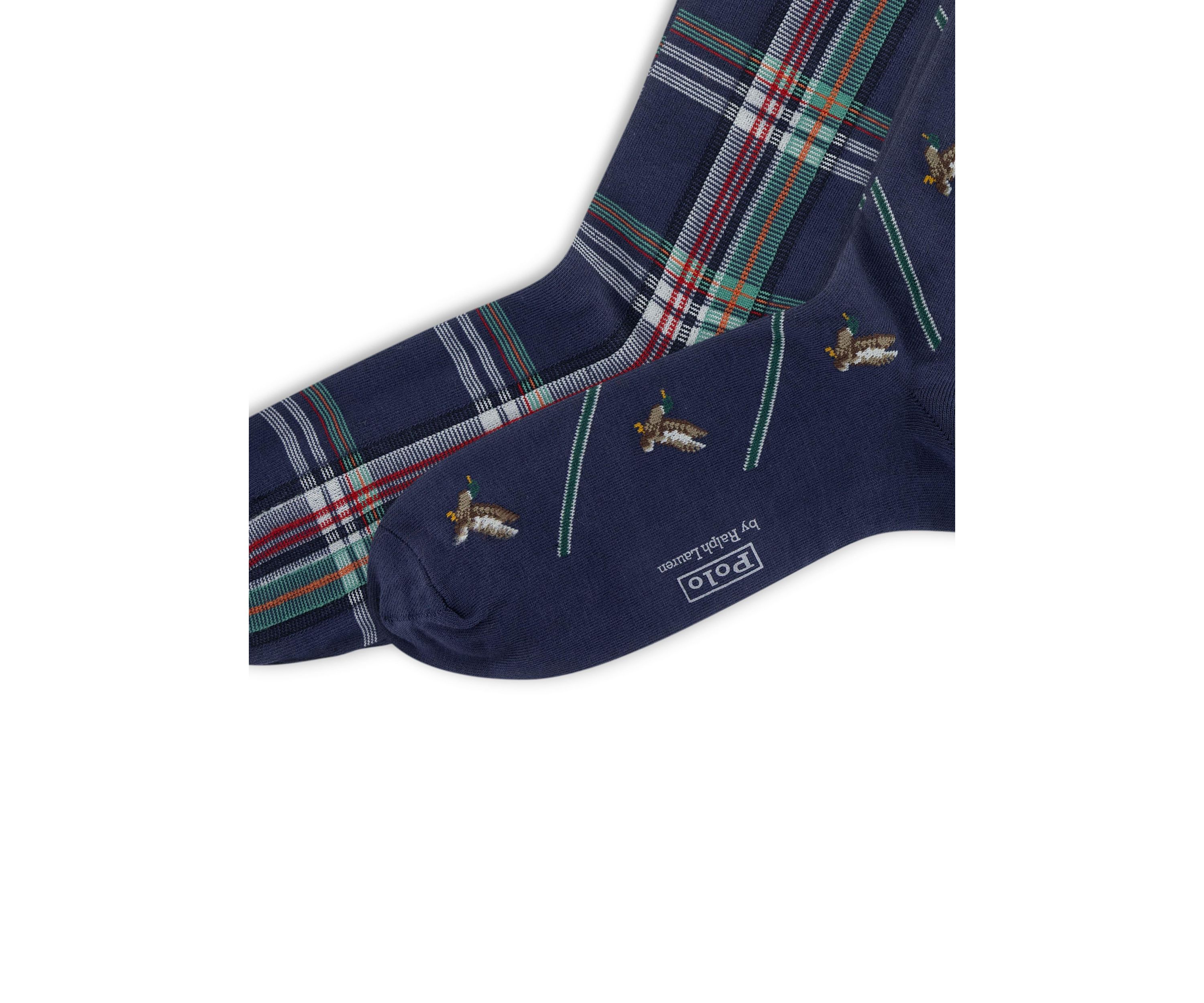 Critters and Plaids Socks - 2-Pack 