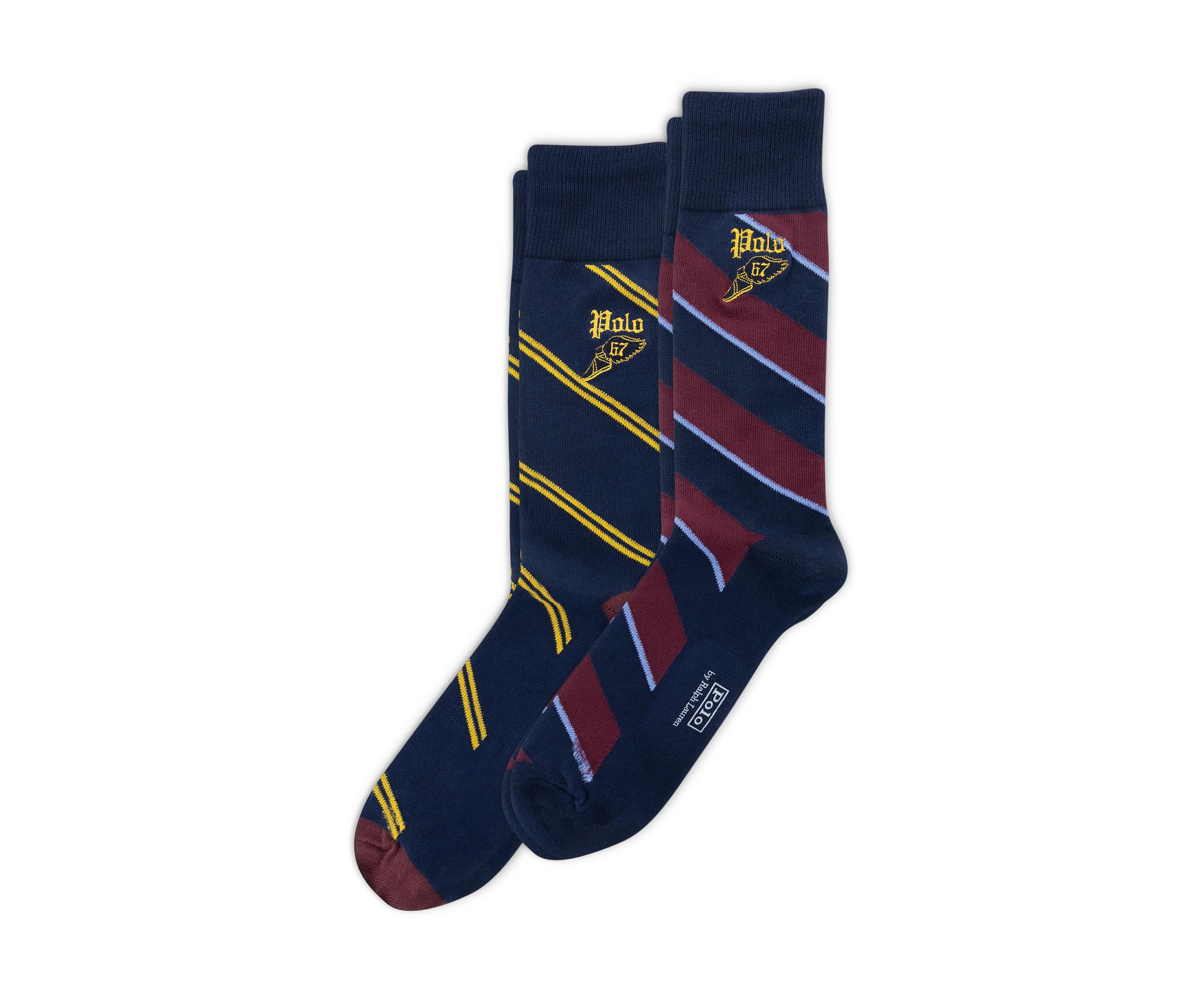 Gothic Embroidery Socks - 2-Pack 