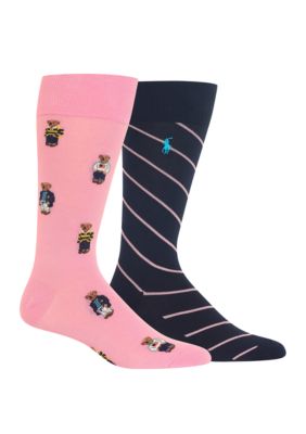 polo teddy bear socks