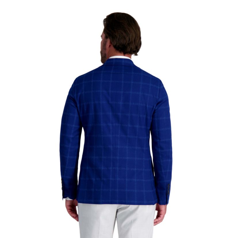 J.M. Haggar��� Slub Windowpane Slim Fit Sport Coat