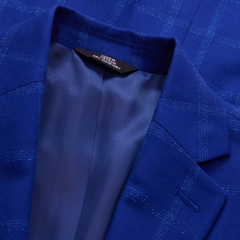 J.M. Haggar��� Slub Windowpane Slim Fit Sport Coat