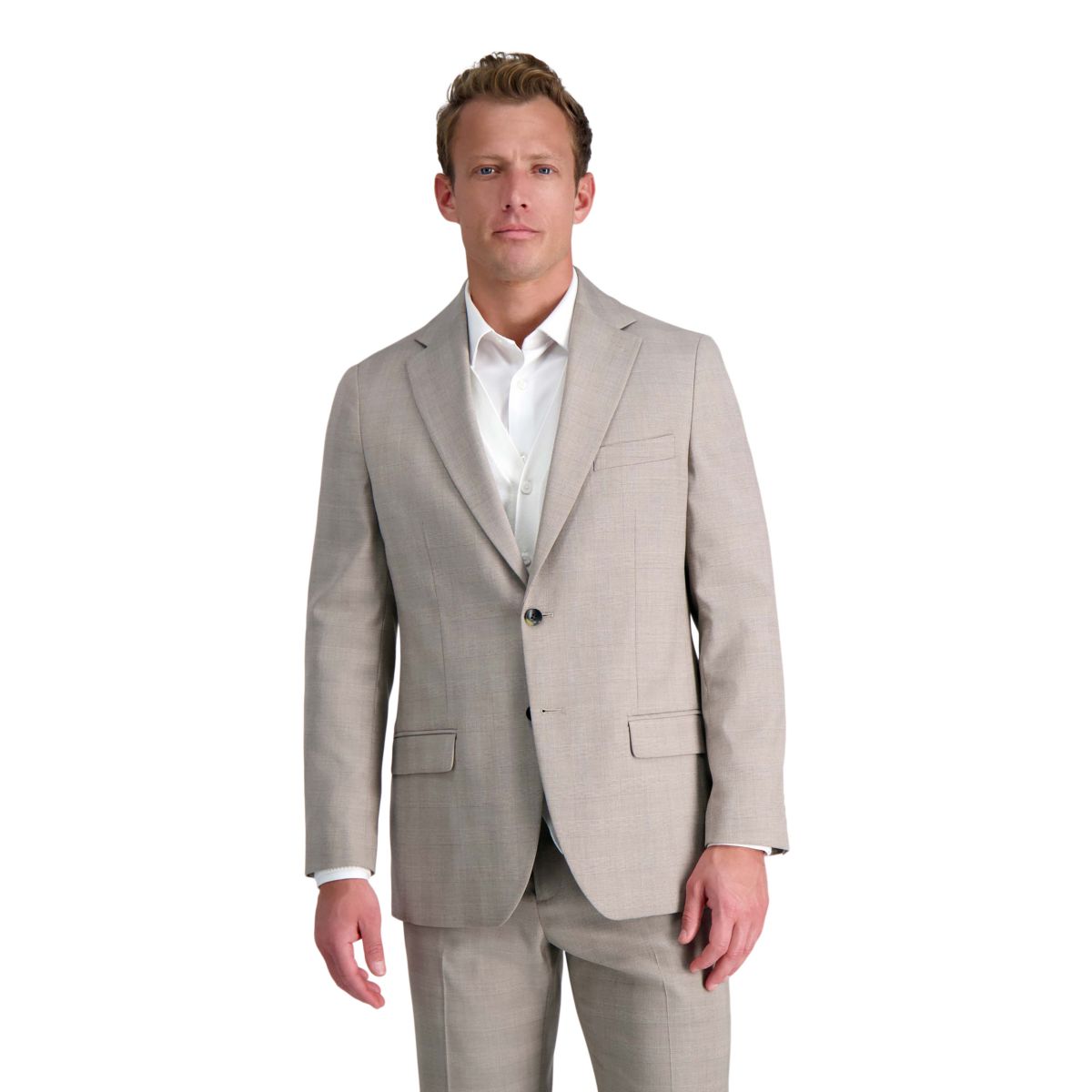J.M. Haggar™ Glen Plaid Tailored Fit Suit Separate Jacket
