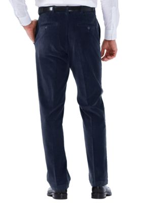 Haggar® Men's Classic Fit Stretch Corduroy Flat Front Pants | belk