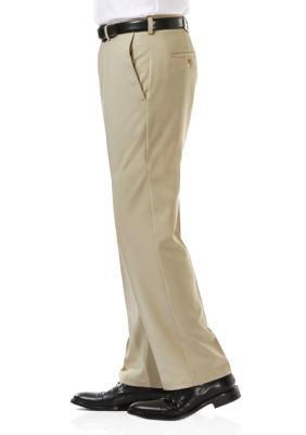 Haggar Cool 18 Mens Dress Pants Classic Expandable size 34 36 NEW