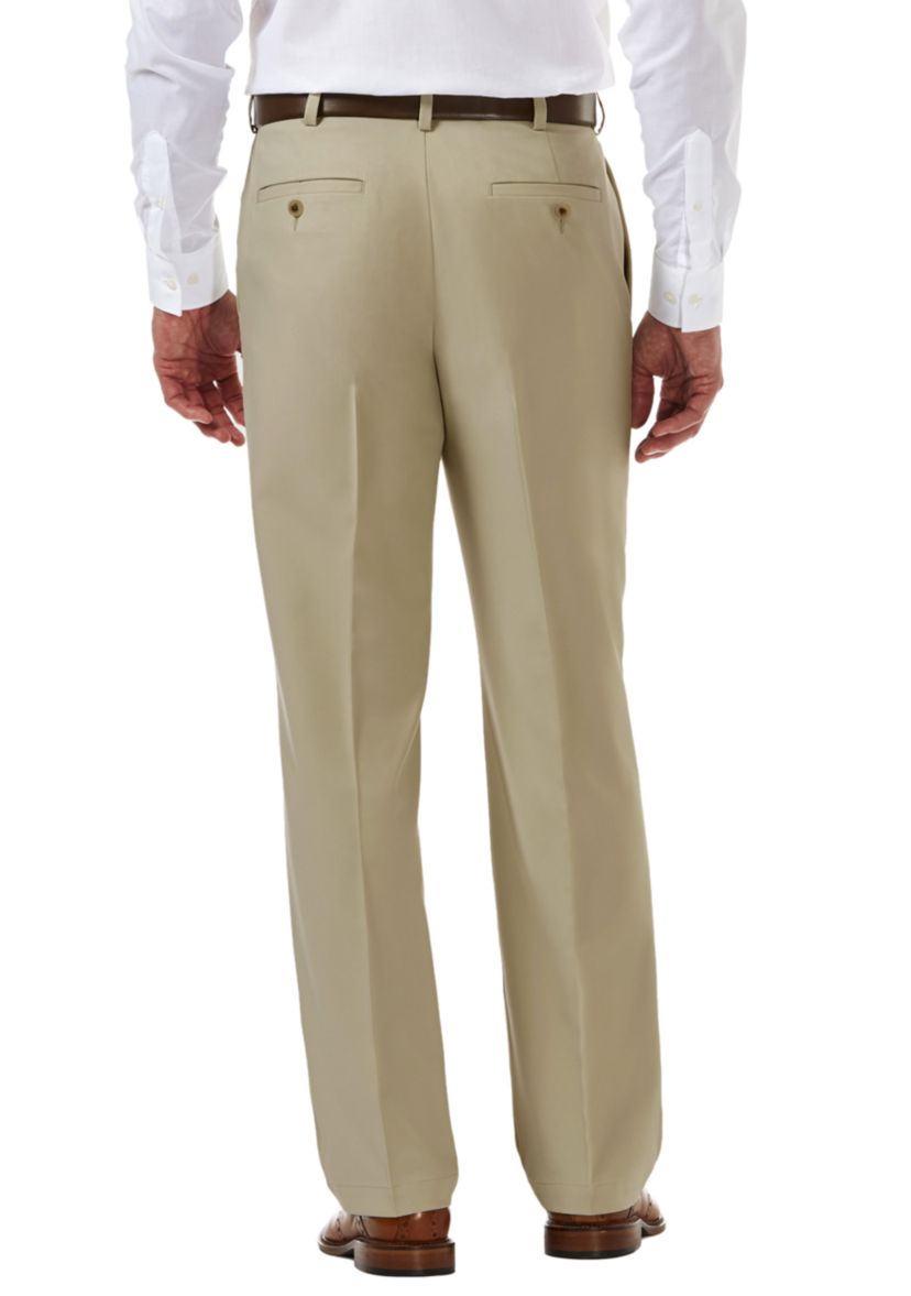 Cool 18 Pro Classic Fit Pleat Hidden Expandable Waistband Pants
