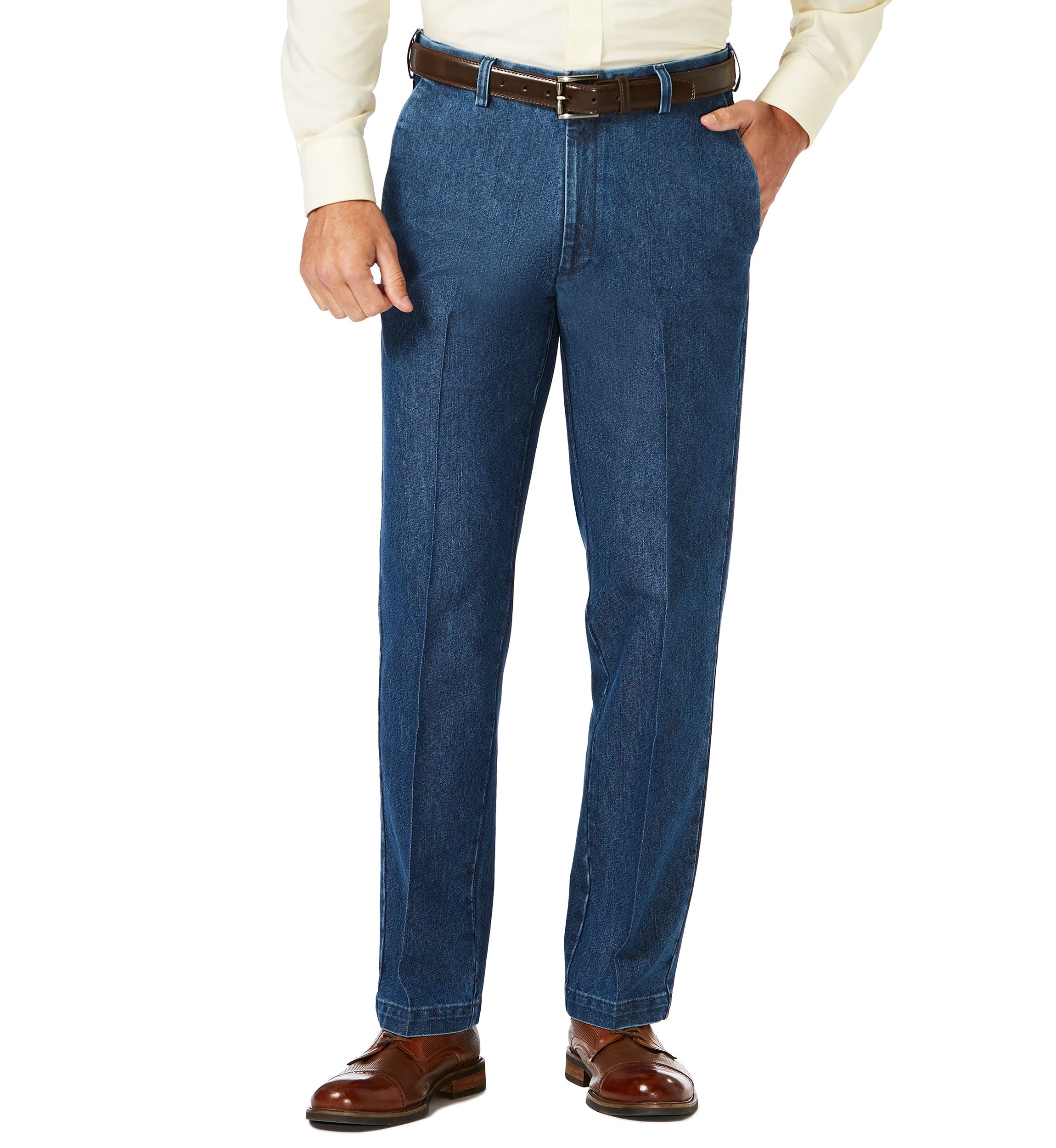Stretch Denim Trousers