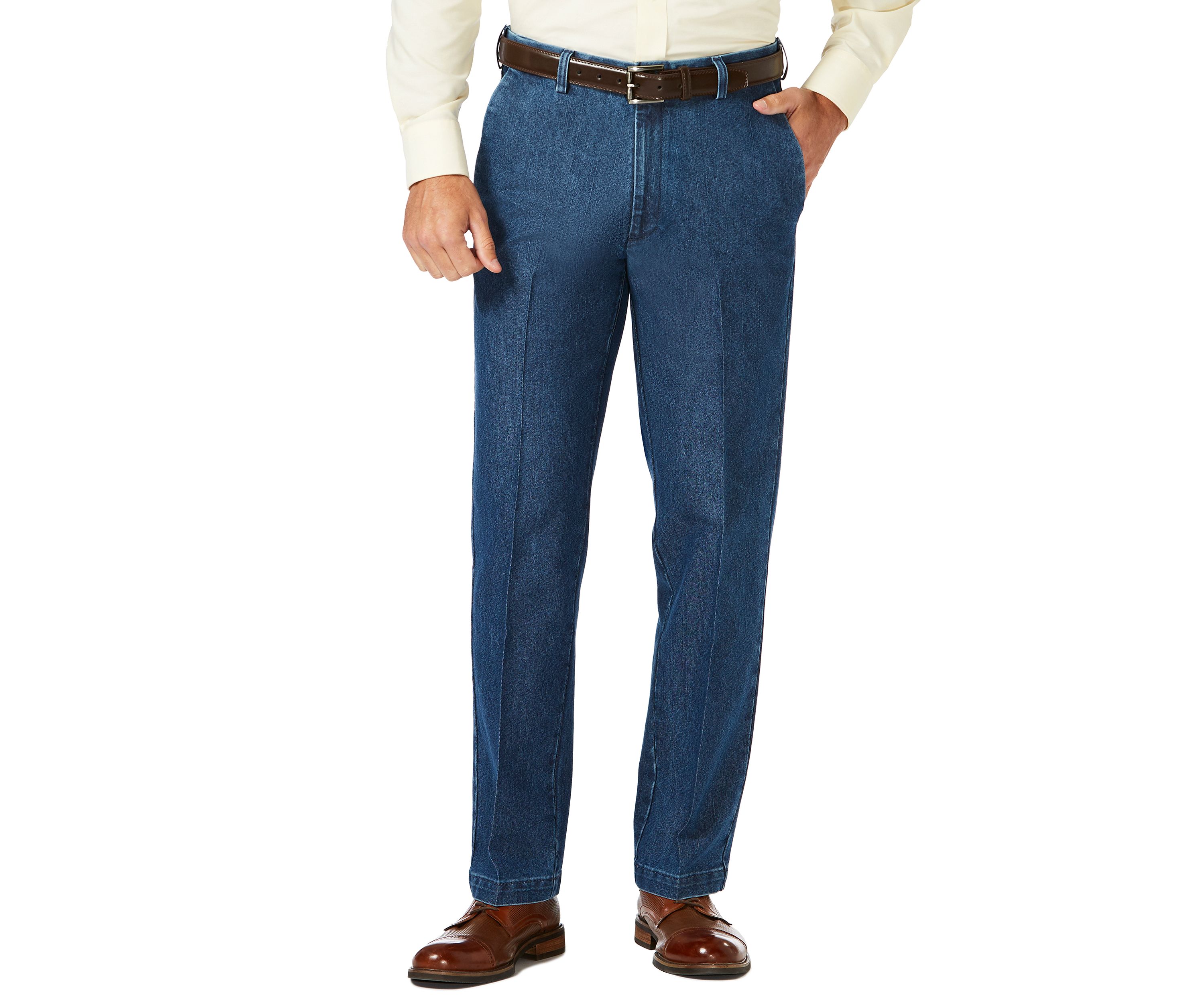 Stretch Denim Trousers
