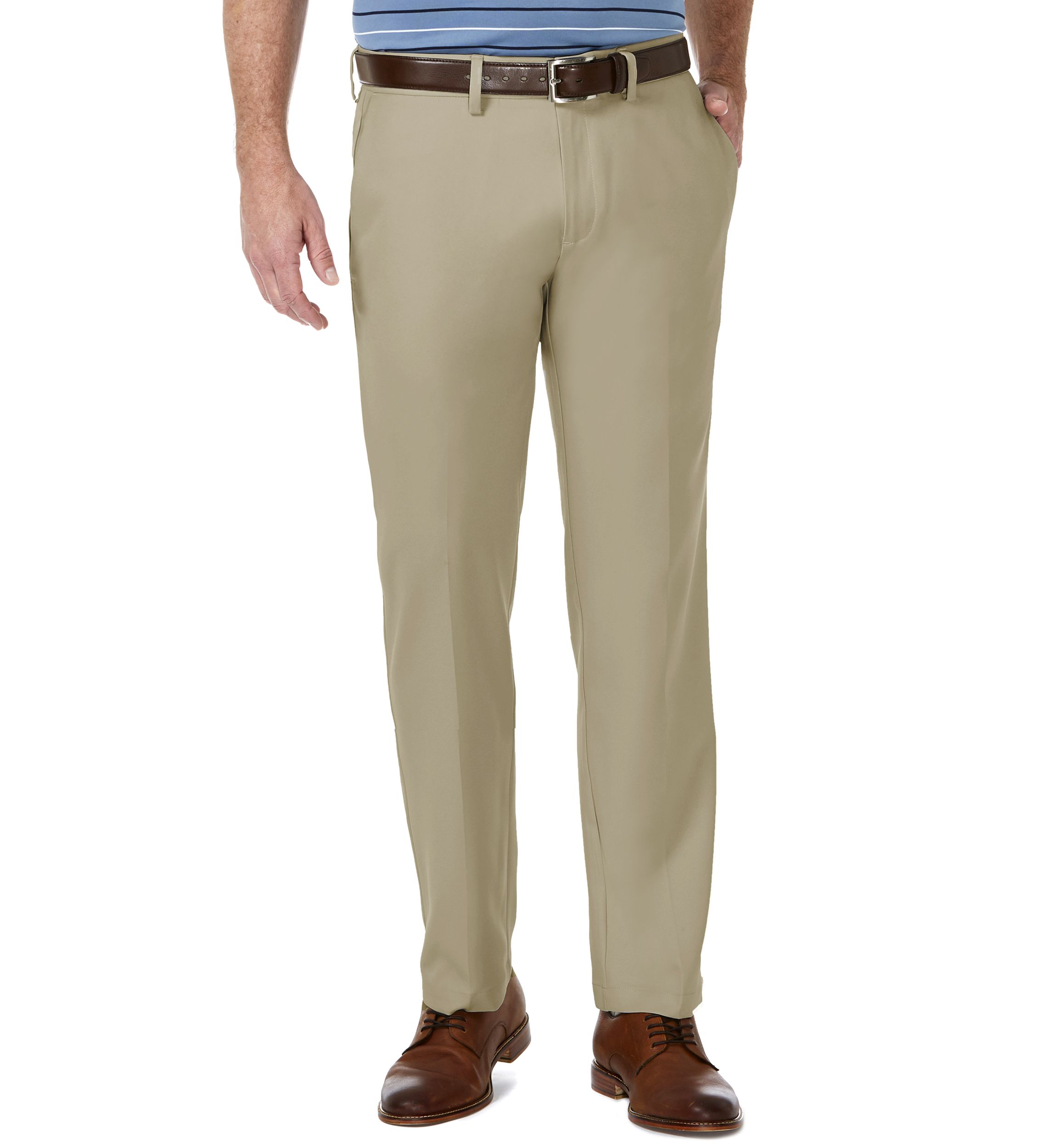 Cool 18® Pro Straight Fit Flat Front Heather Pant