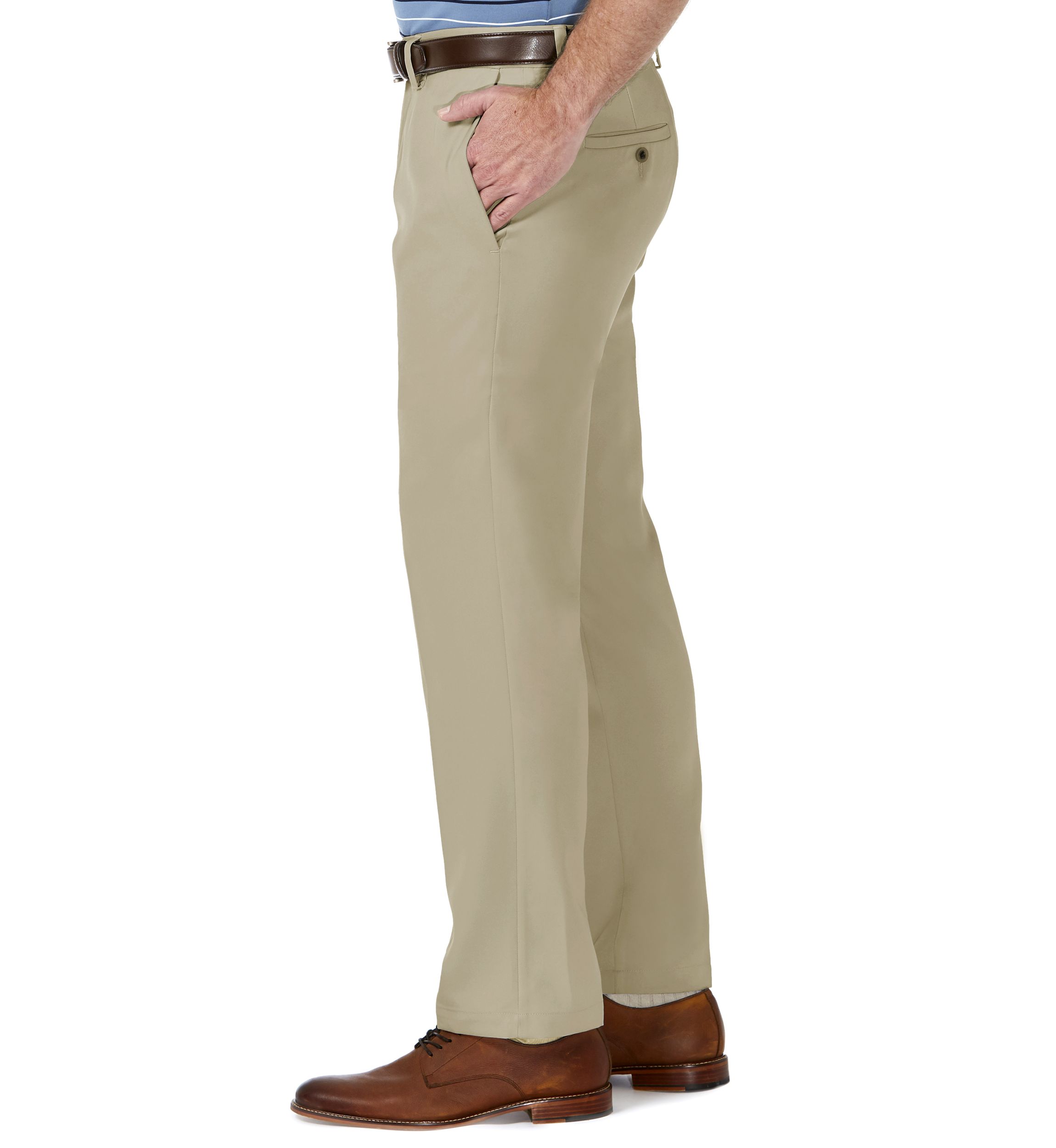 Cool 18® Pro Straight Fit Flat Front Heather Pant