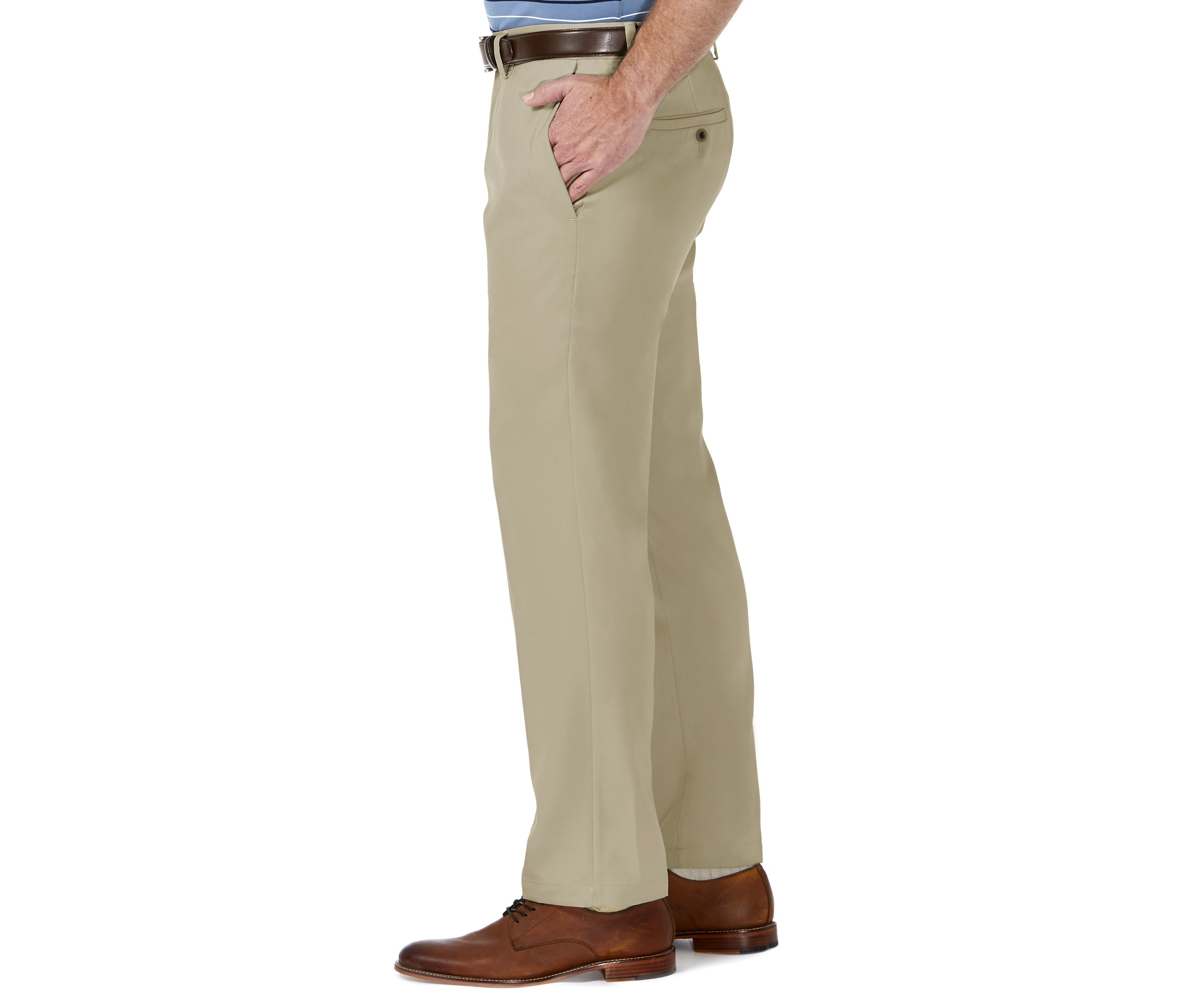 Cool 18® Pro Straight Fit Flat Front Heather Pant