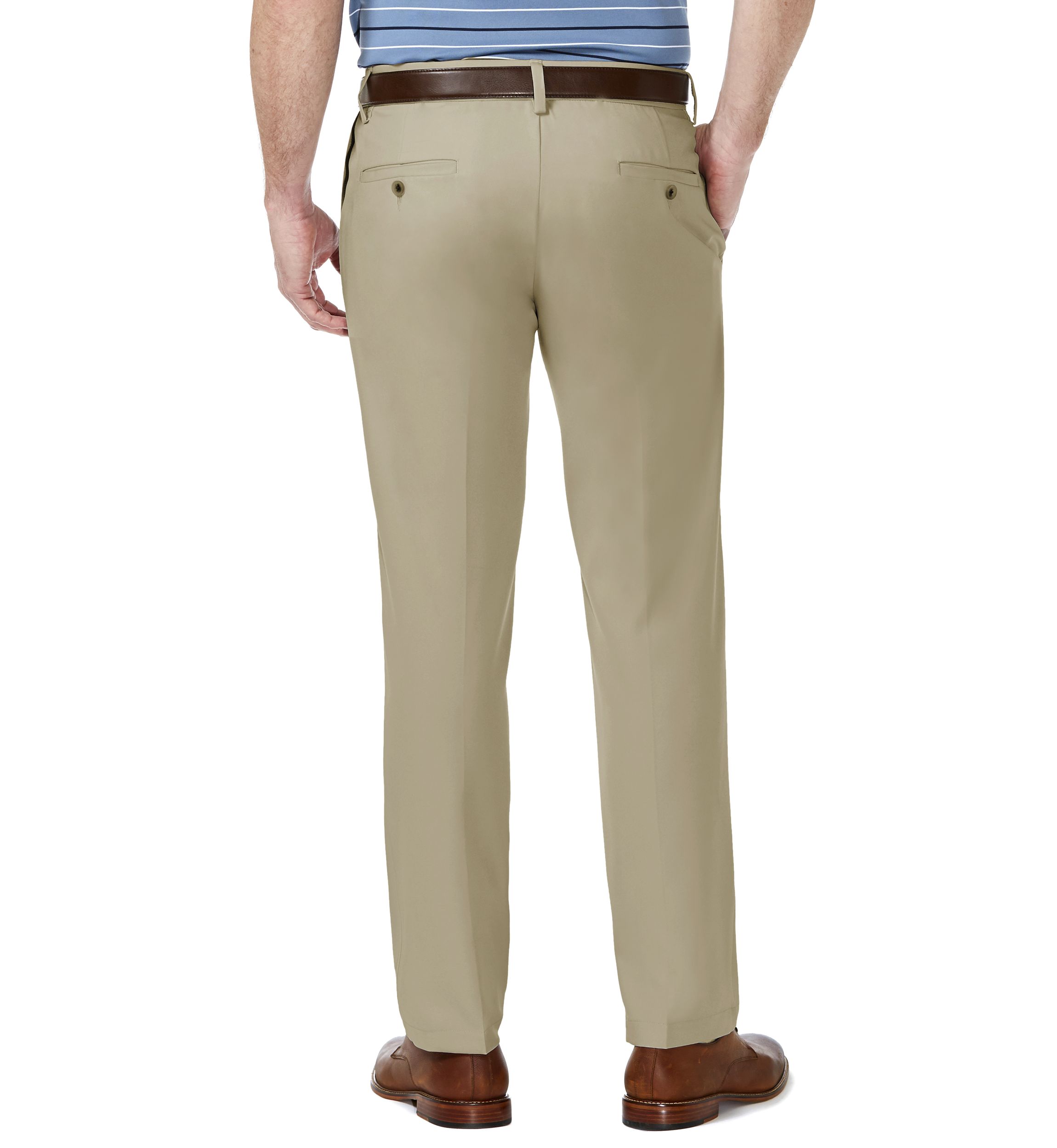 Cool 18® Pro Straight Fit Flat Front Heather Pant