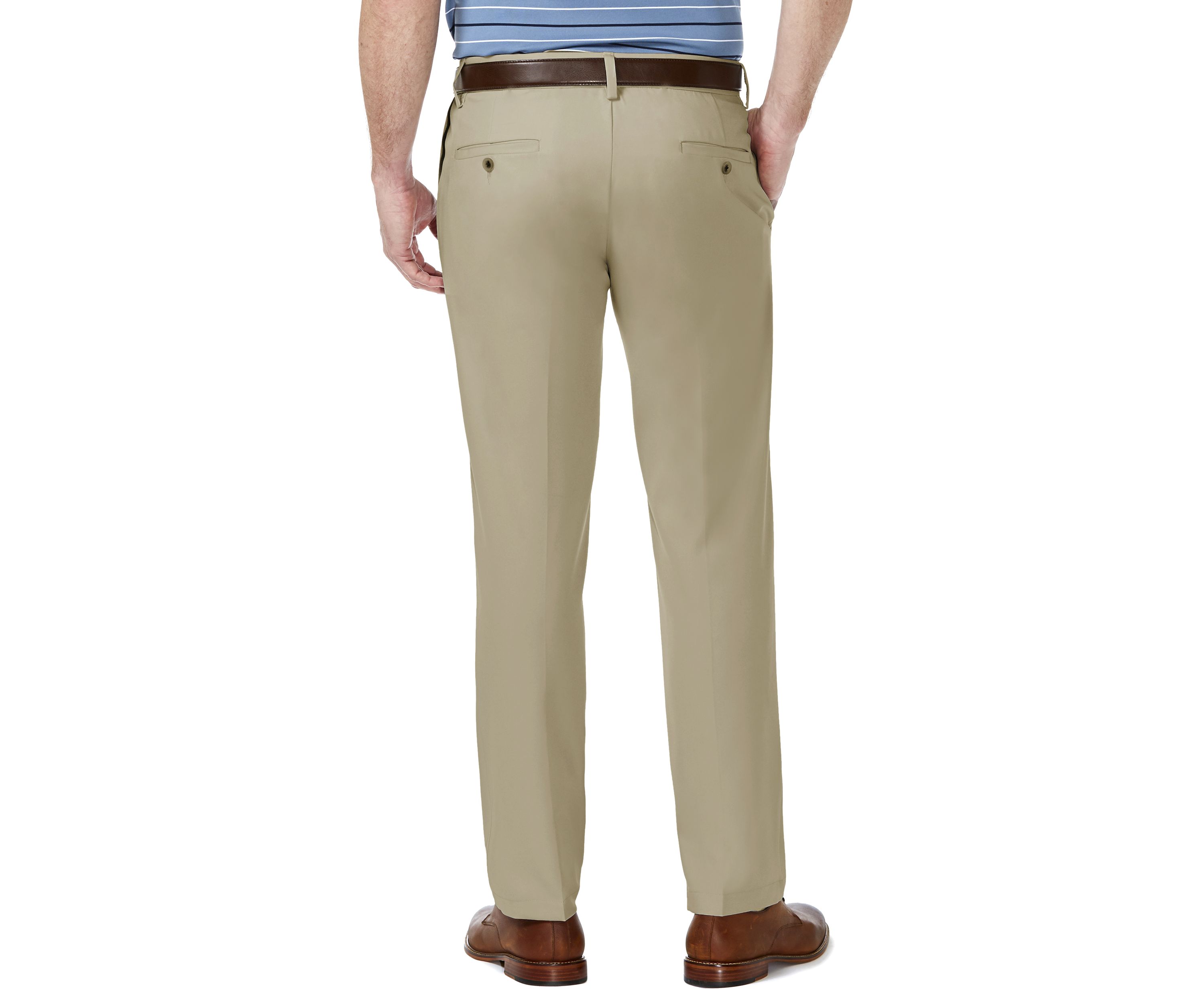 Cool 18® Pro Straight Fit Flat Front Heather Pant