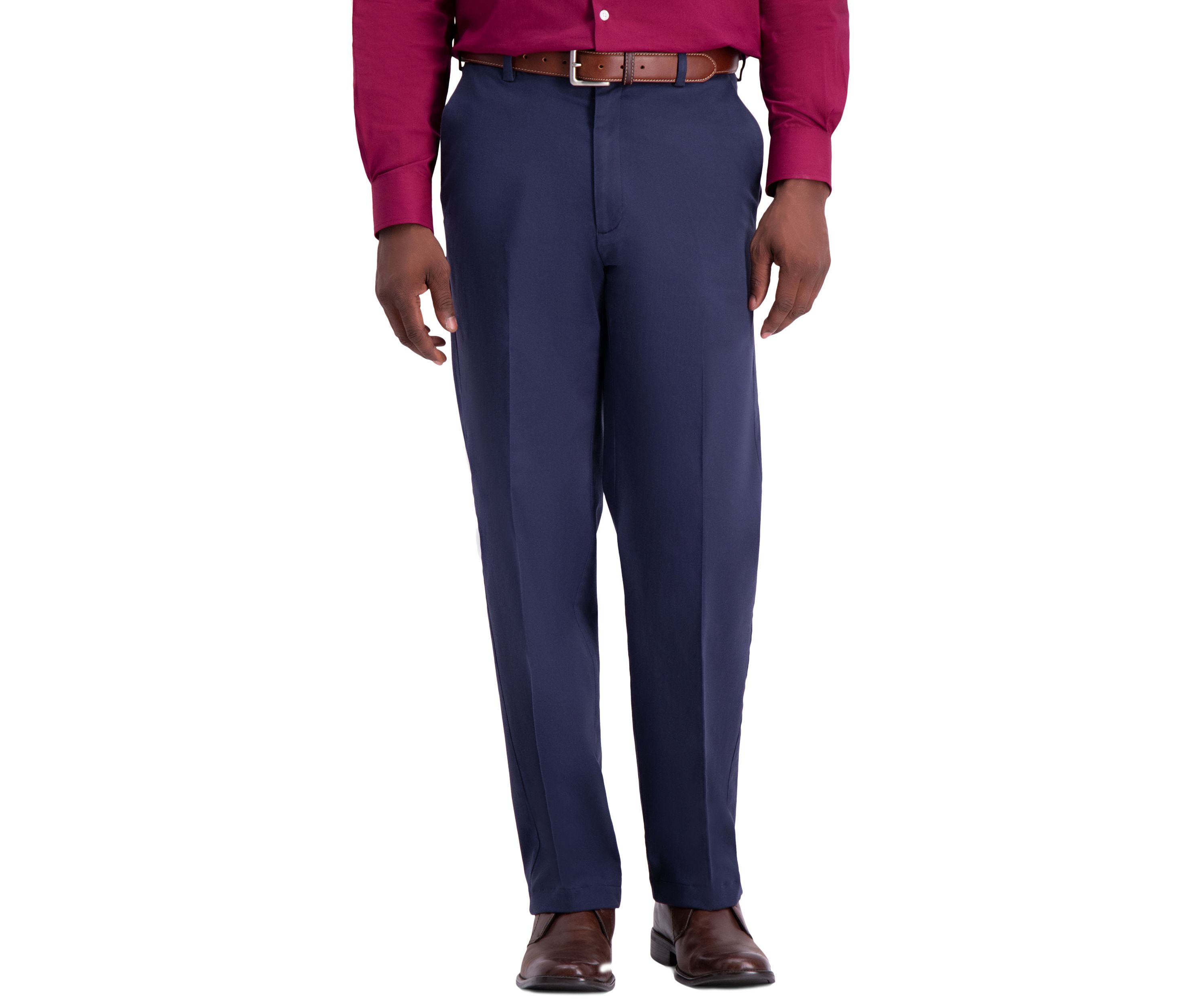 Work To Weekend PRO Relaxed Fit Flat Front Casual Pants
