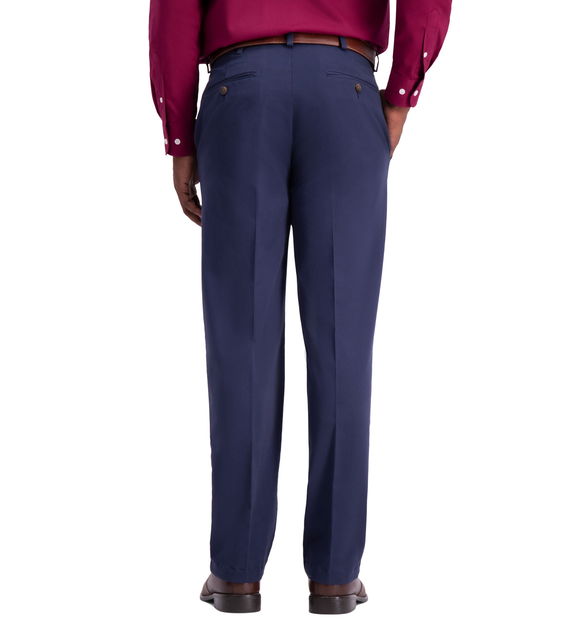 Work To Weekend PRO Relaxed Fit Flat Front Casual Pants