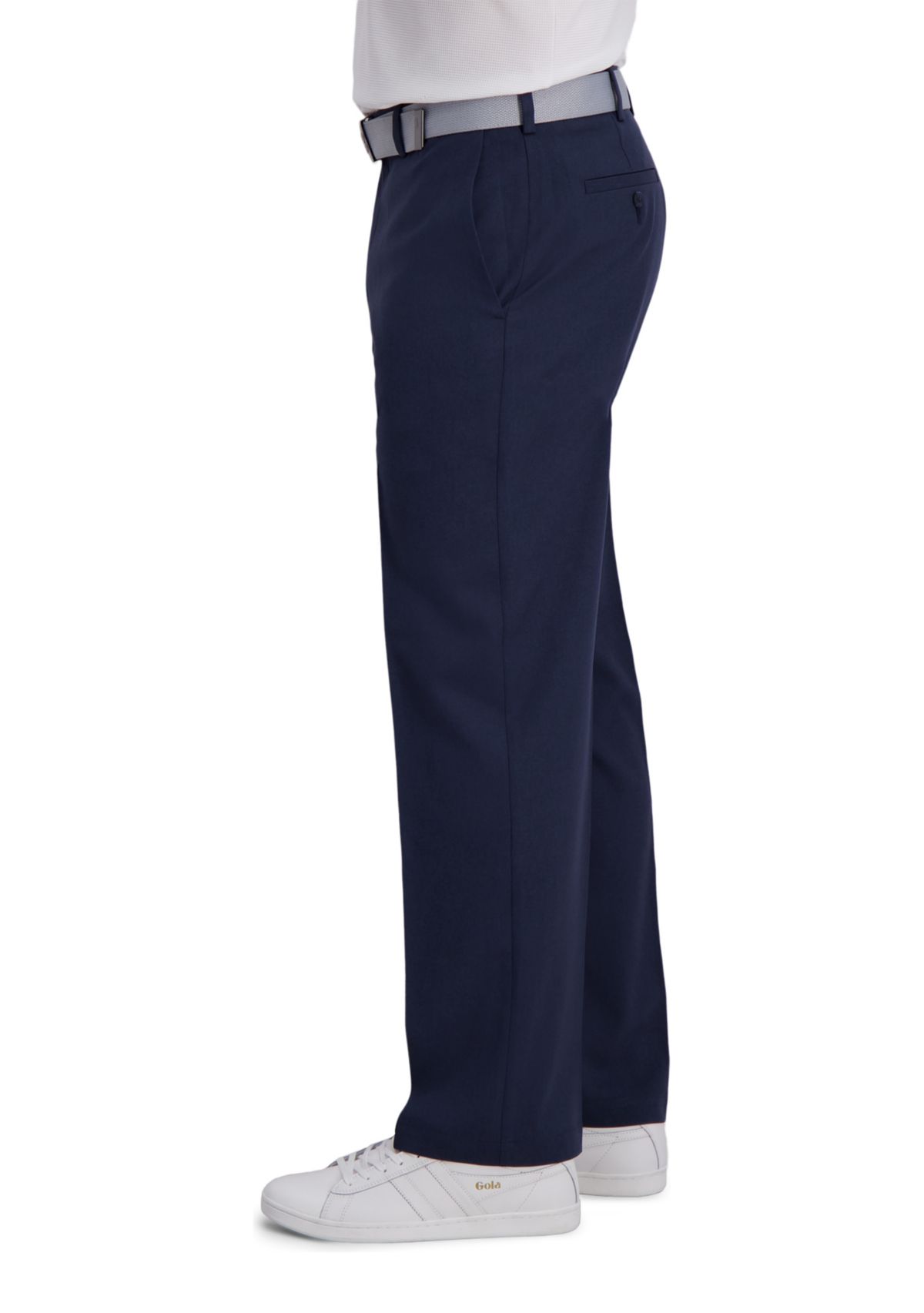 Cool Right Classic Fit Flat Front Pant
