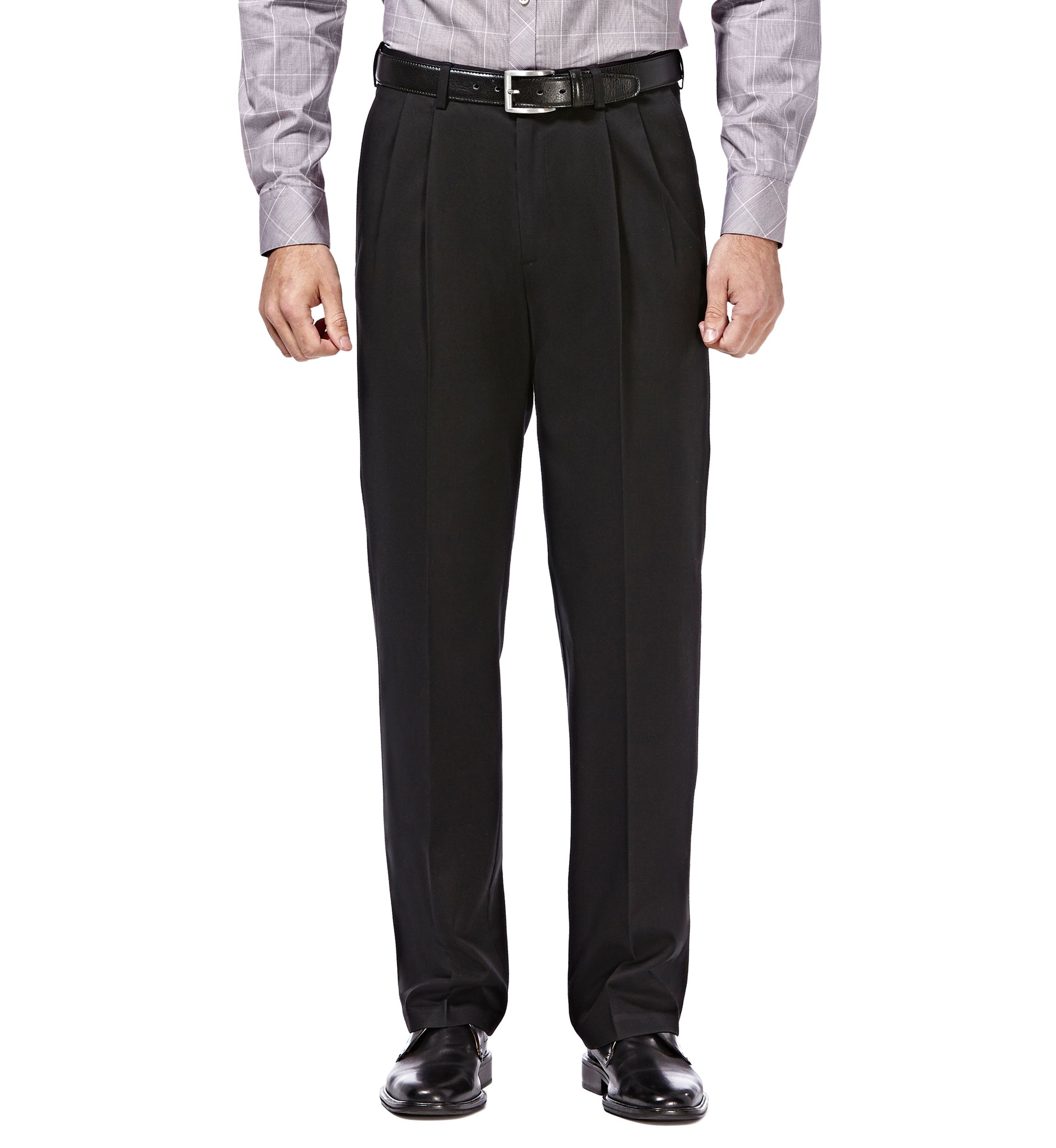high waisted black dress pants men Express Men's Baggy Stretch Dress Pants in Black W36 L32