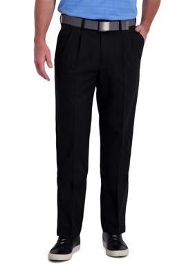 Men's Cool Right Performance Flex Solid Classic Fit Pleat Pants