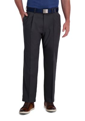 Men's Cool Right Performance Flex Straight Classic Fit Pleat Pants