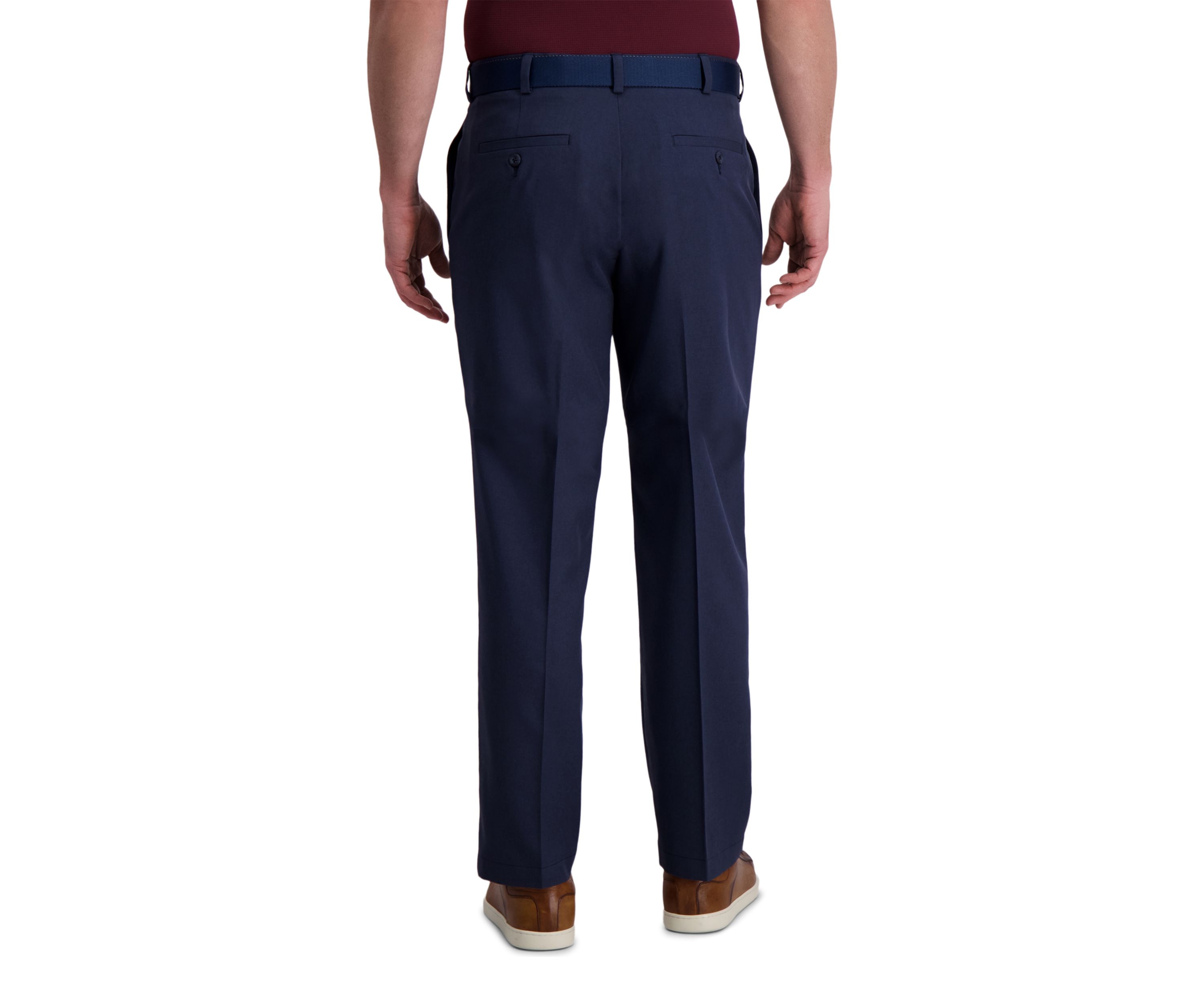 Mens Cool Right Performance Flex Straight Classic Fit Pleat Pants