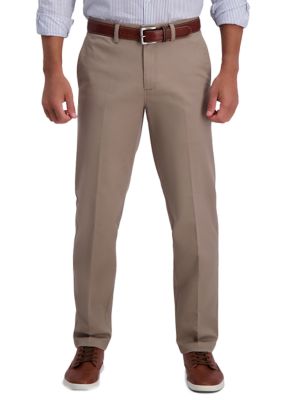 Haggar® Men's Premium Comfort Khaki Flat Front Straight Fit Pants | belk