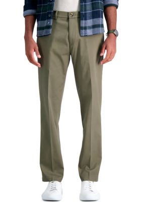 Haggar Men's Iron Free Premium Khaki Classic Fit Pant, 40 x 29