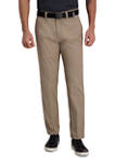 Mens Cool Right® Performance Flex Solid Straight Fit Flat Front Pants