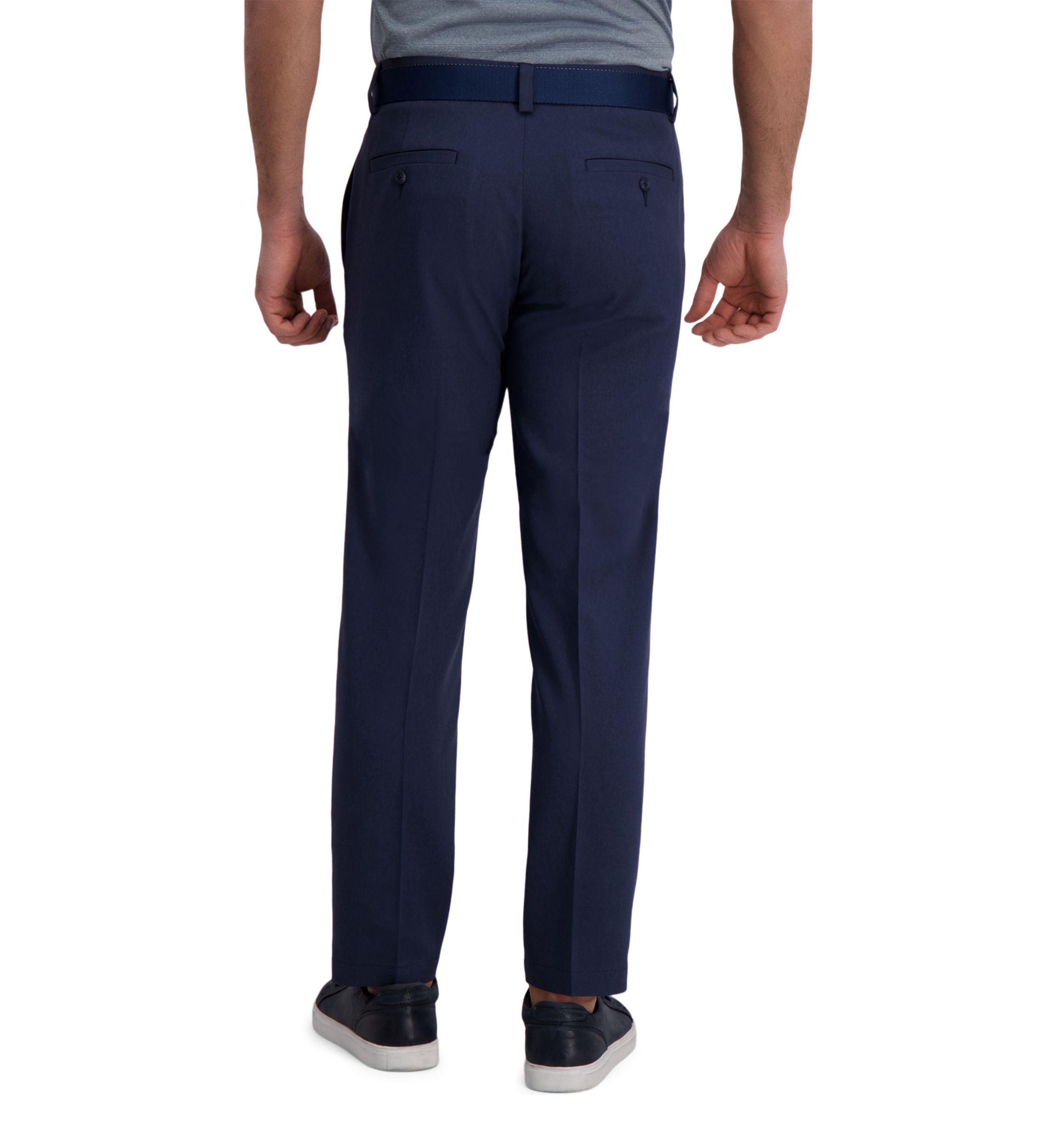 Haggar Cool Right Performance Flex Straight Fit Flat Front Pants