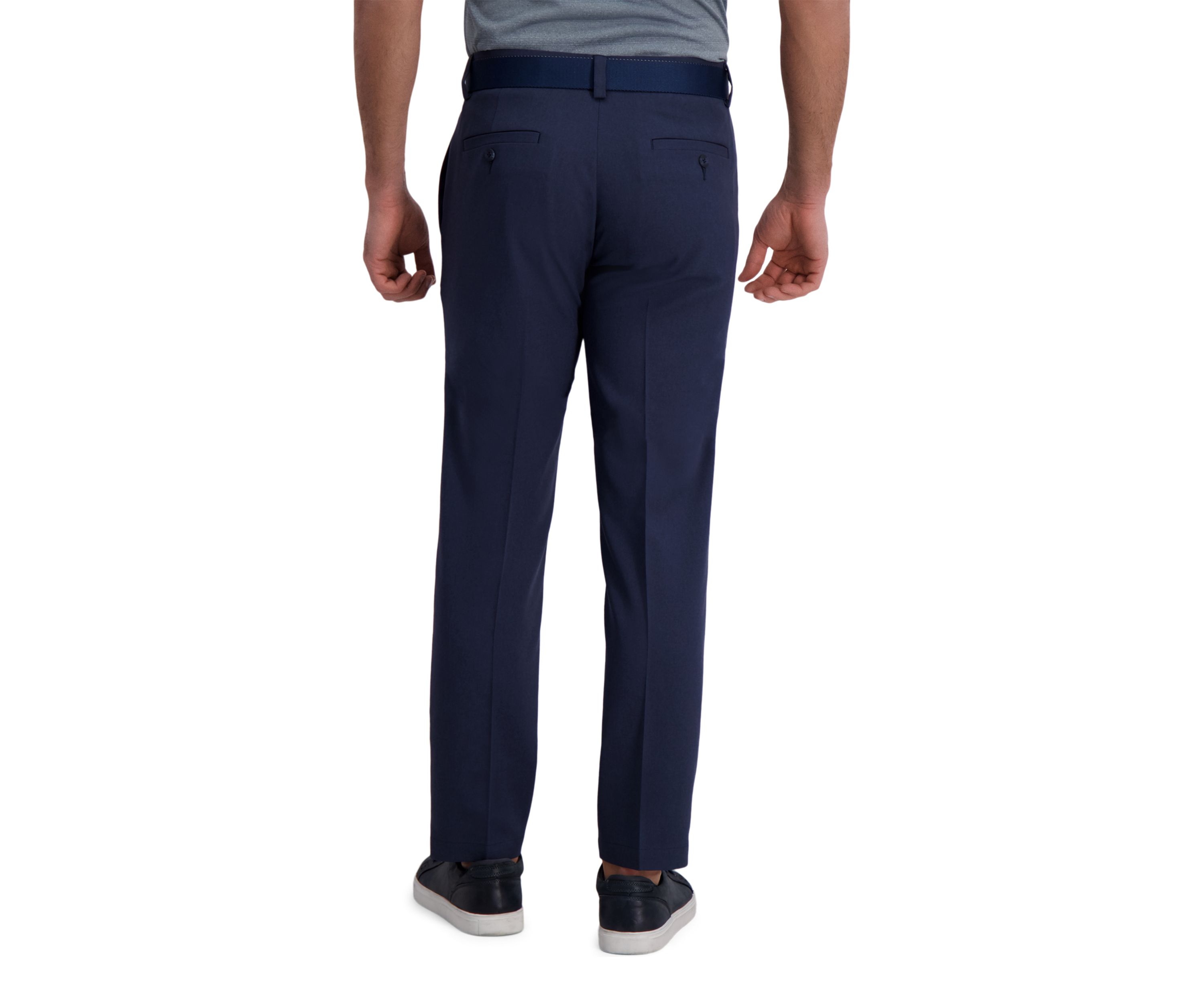 Haggar Cool Right Performance Flex Straight Fit Flat Front Pants
