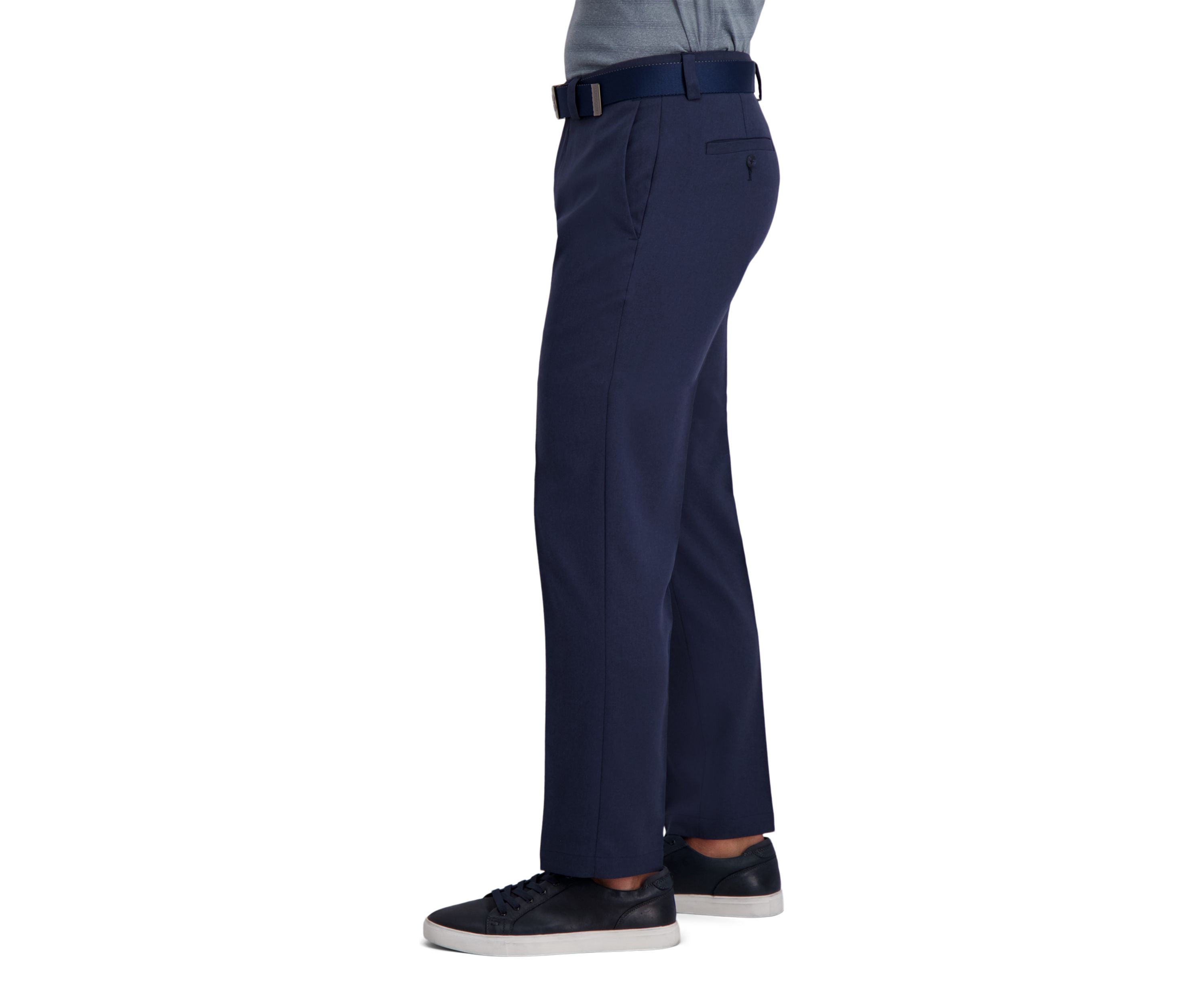 Haggar Cool Right Performance Flex Straight Fit Flat Front Pants