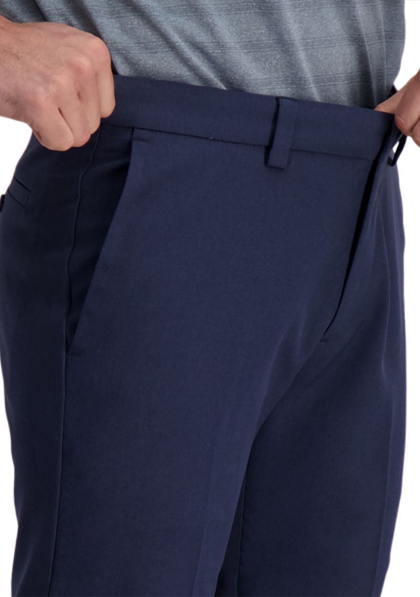 Haggar Cool Right Performance Flex Straight Fit Flat Front Pants