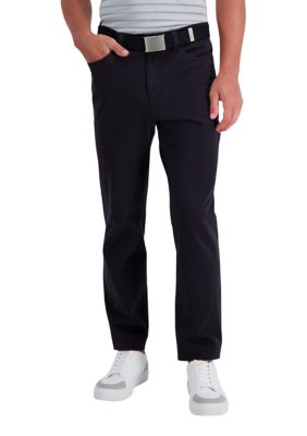 Haggar Men's The Active Series City Flex 5-Pocket Slim-Straight Pants, 34 x 30