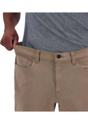Haggar Men's The Active Series City Flex 5-Pocket Slim-Straight Pants, 38 x 29