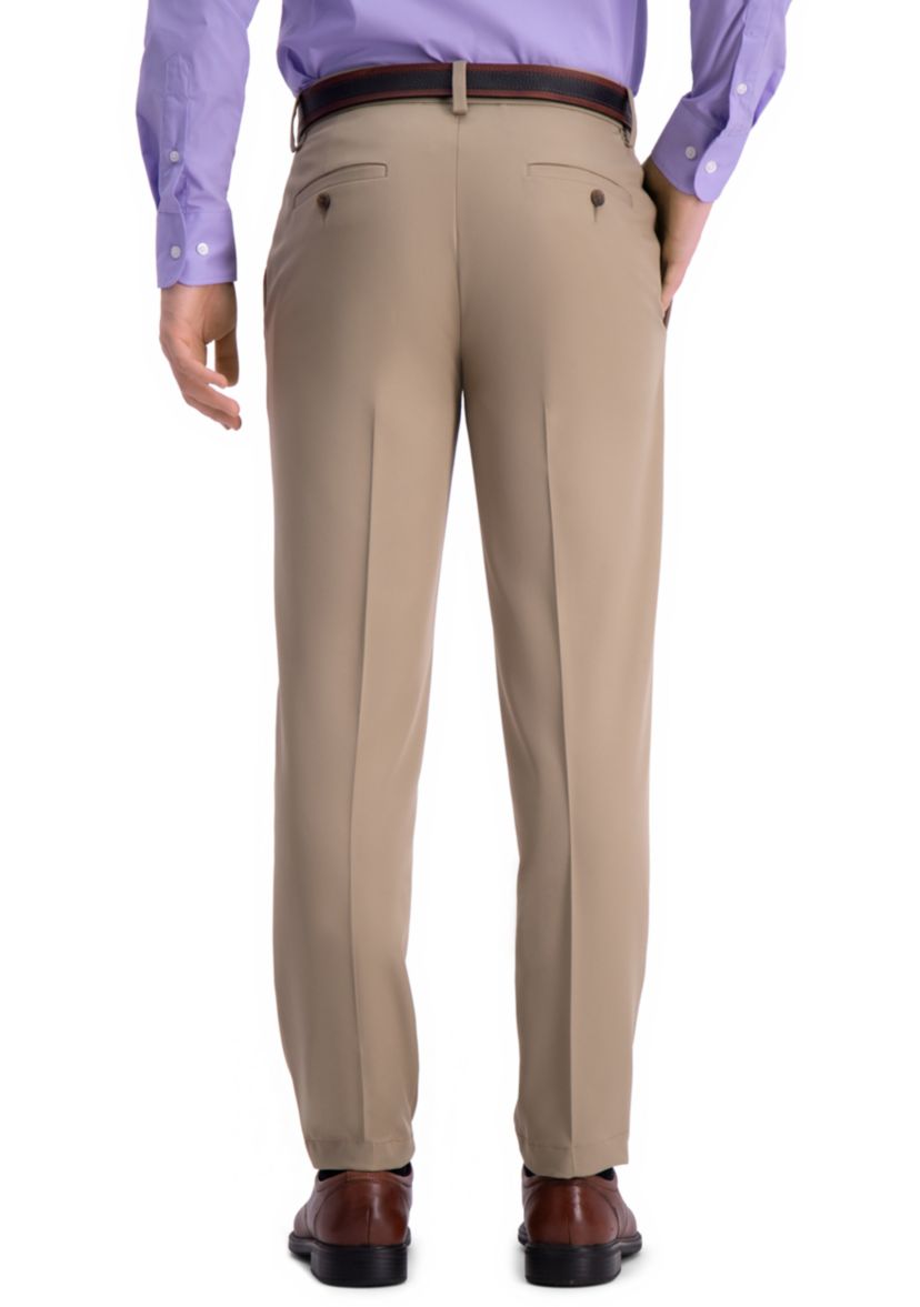 Slim Fit Premium Flex Waistband Flat Front Pants
