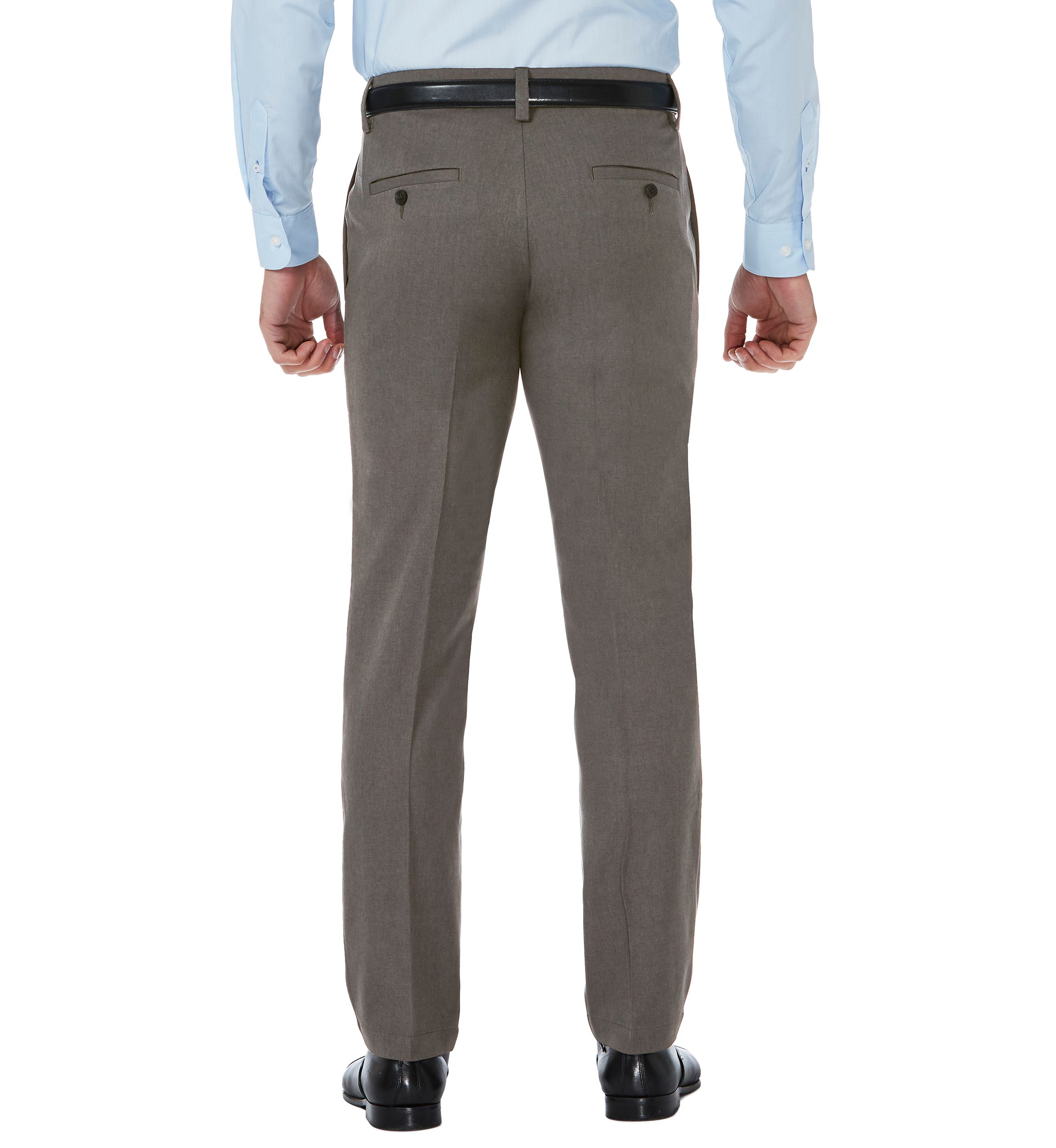 Slim Fit Premium Flex Waistband Flat Front Pants