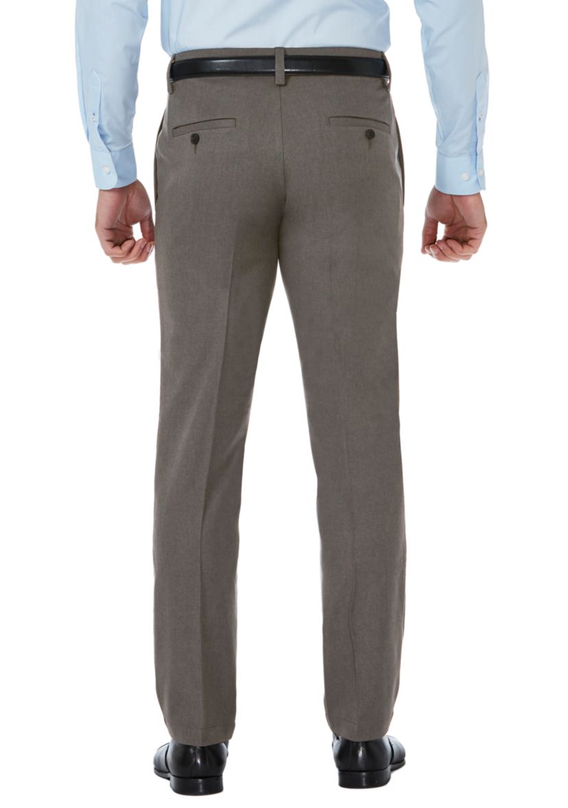 Slim Fit Premium Flex Waistband Flat Front Pants