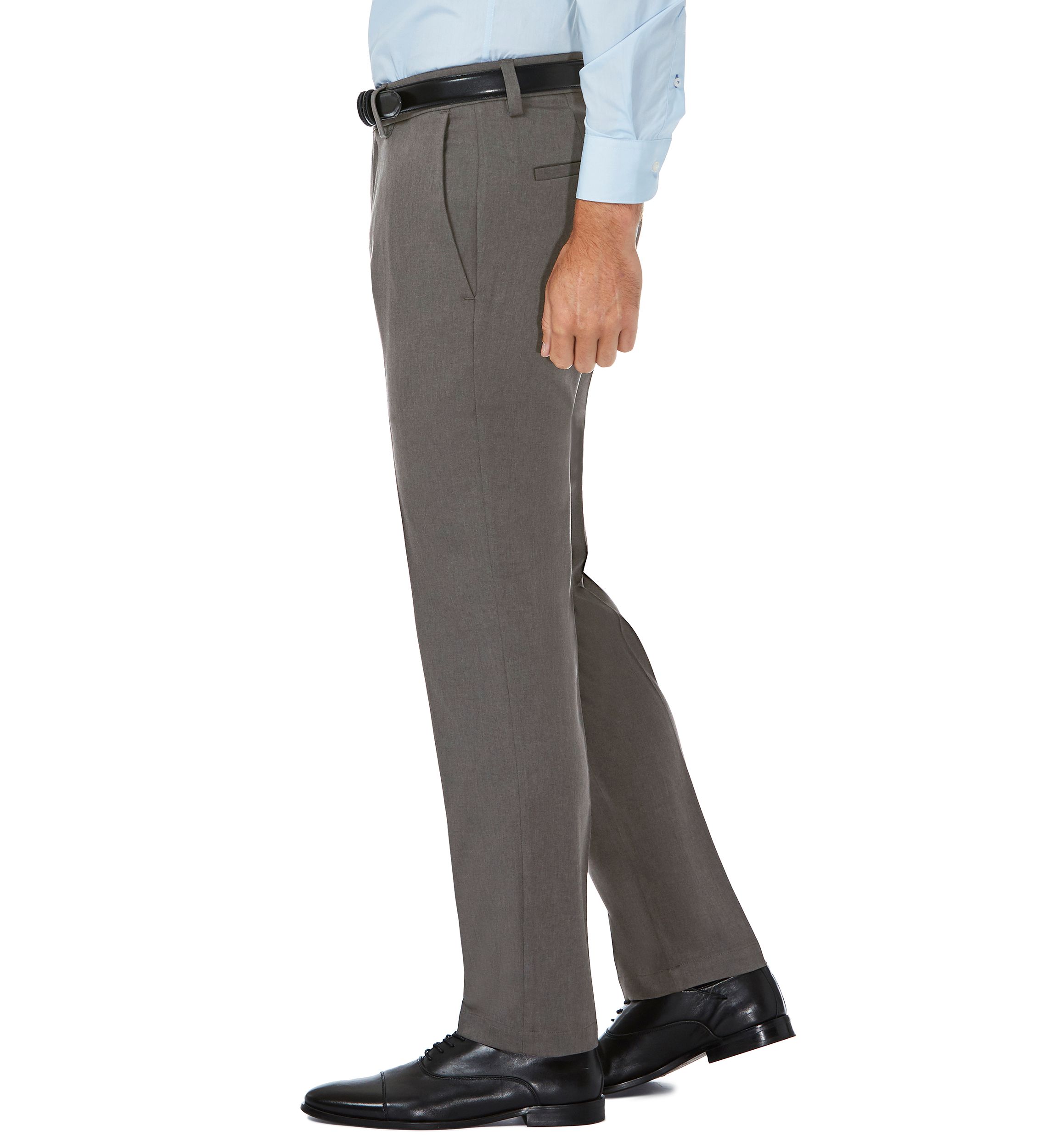 Slim Fit Premium Flex Waistband Flat Front Pants